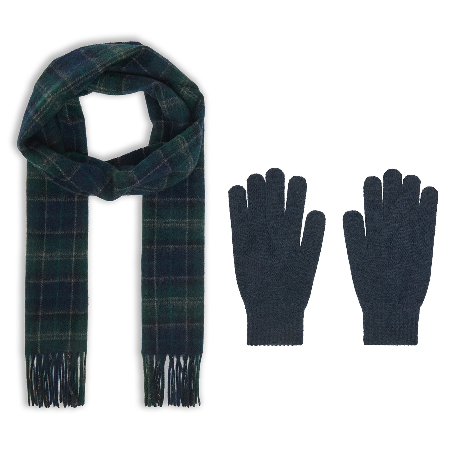 Sada šála a rukavice Barbour MGS0018NY91 Tmavomodrá