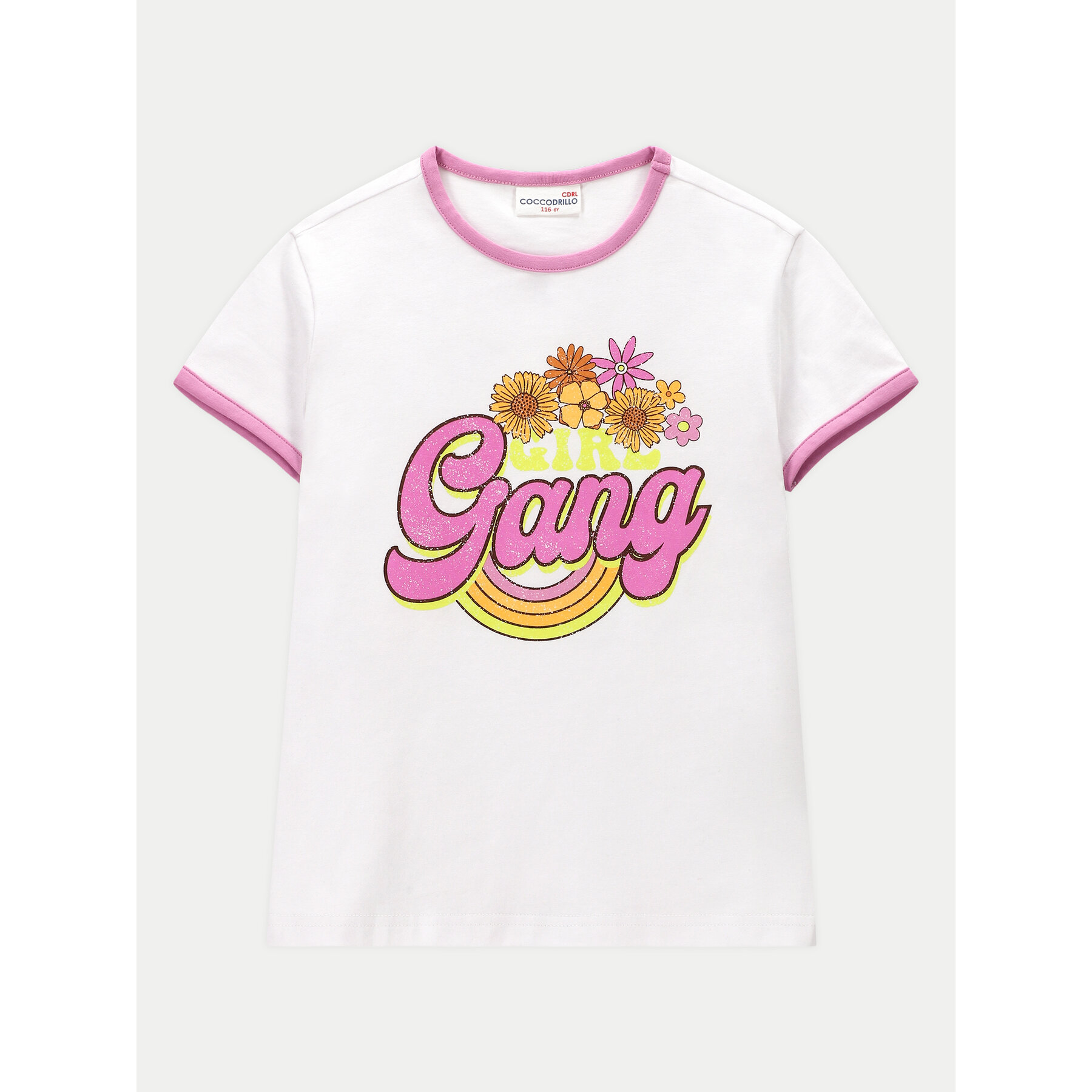 Coccodrillo Coccodrillo T-Shirt WC4143201HGK Λευκό Regular Fit