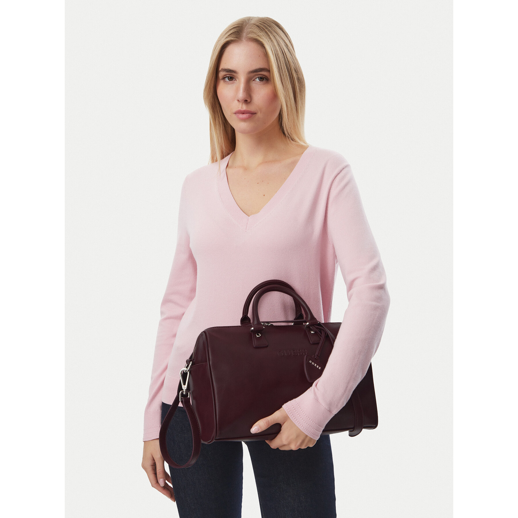 Geantă Guess V6BZ06 W4595 Violet