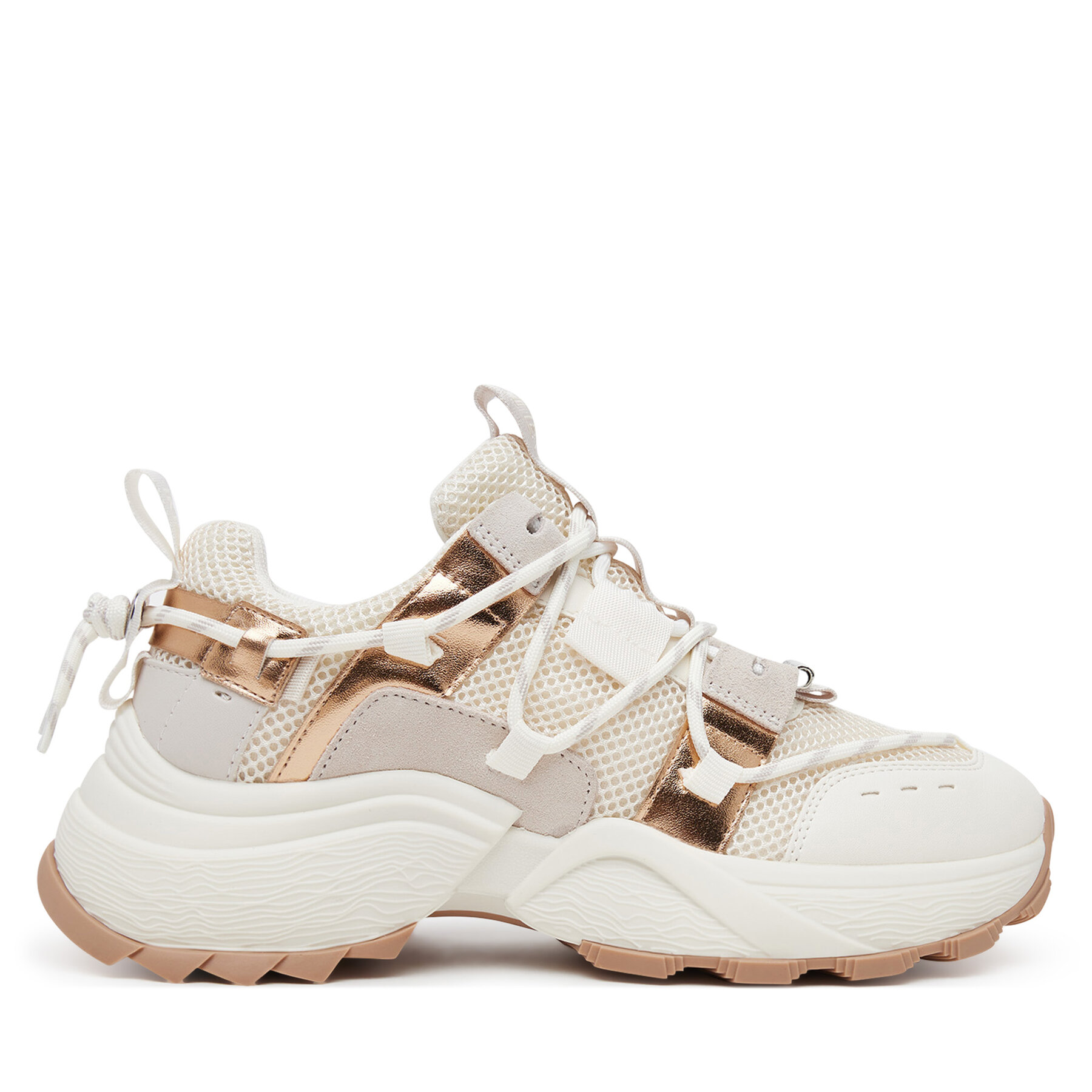 Γυναικεία Αθλητικά Steve Madden, Μέγεθος 38, Εκρού, Tazmania SM11002419