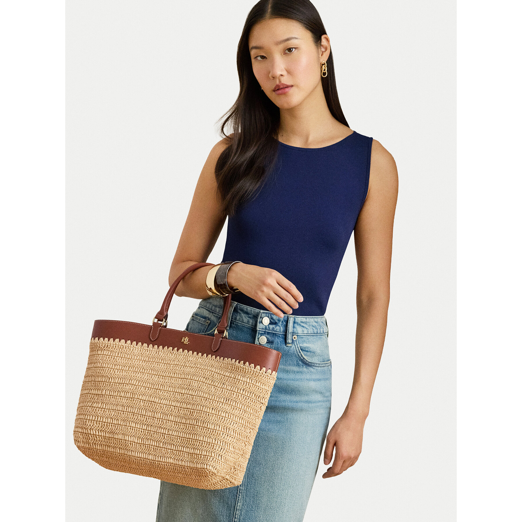Geantă LAUREN RALPH LAUREN 431982183001 Maro