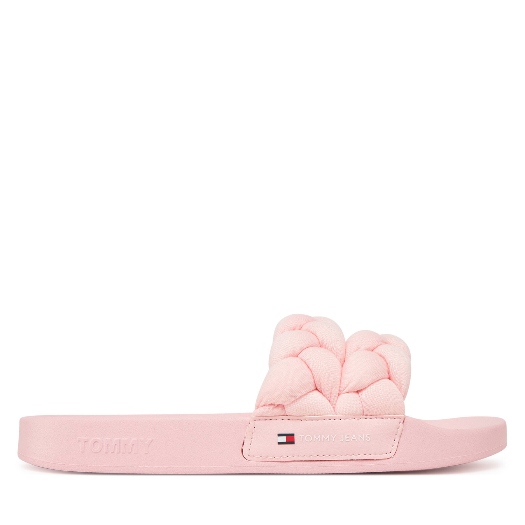 Чехли Tommy Jeans Tjw Braided Slide EN0EN02764 Розов