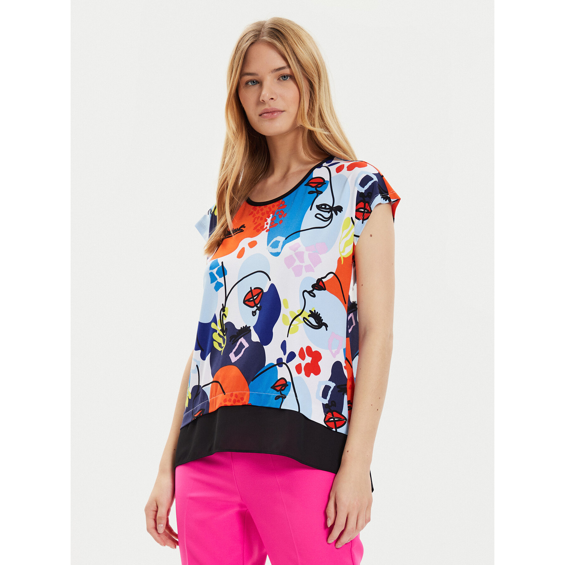 Joseph Ribkoff T-Shirt 241308 Multicolore Regular Fit