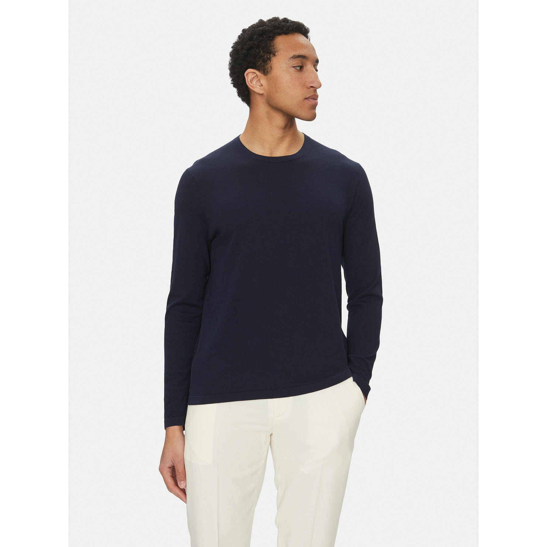 Michael Kors Pullover CB96080FE5 Dunkelblau Regular Fit