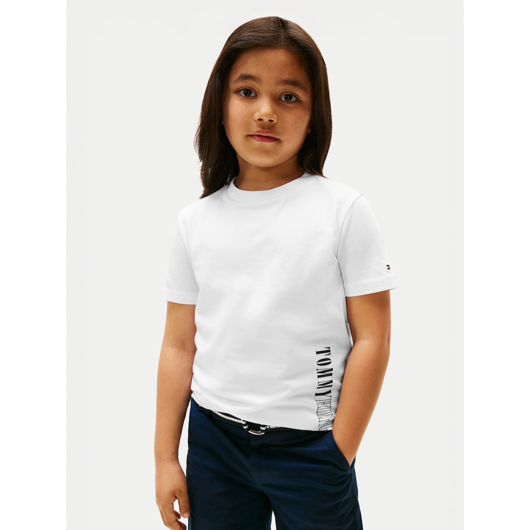 Tommy Hilfiger T-Shirt Graphic KB0KB09870 Λευκό Regular Fit