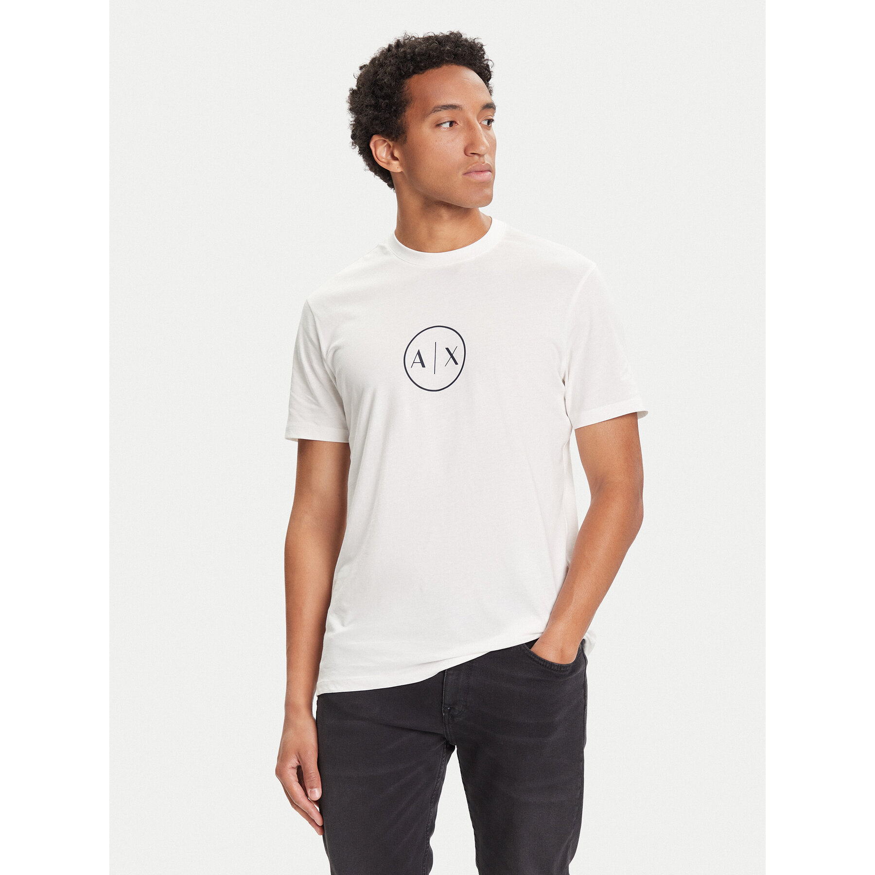 Armani Exchange T-Shirt XM001853 AF10356 U0009 Weiß Regular Fit