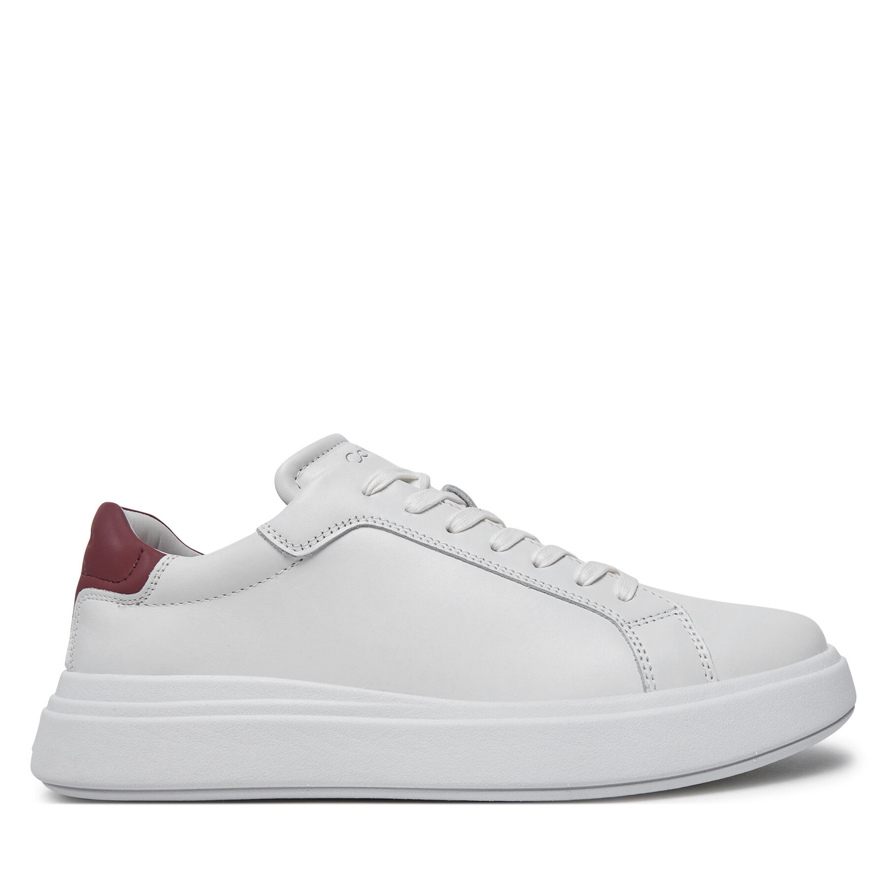 Αθλητικά Calvin Klein Low Top Lace Up Lth HM0HM01016 Λευκό