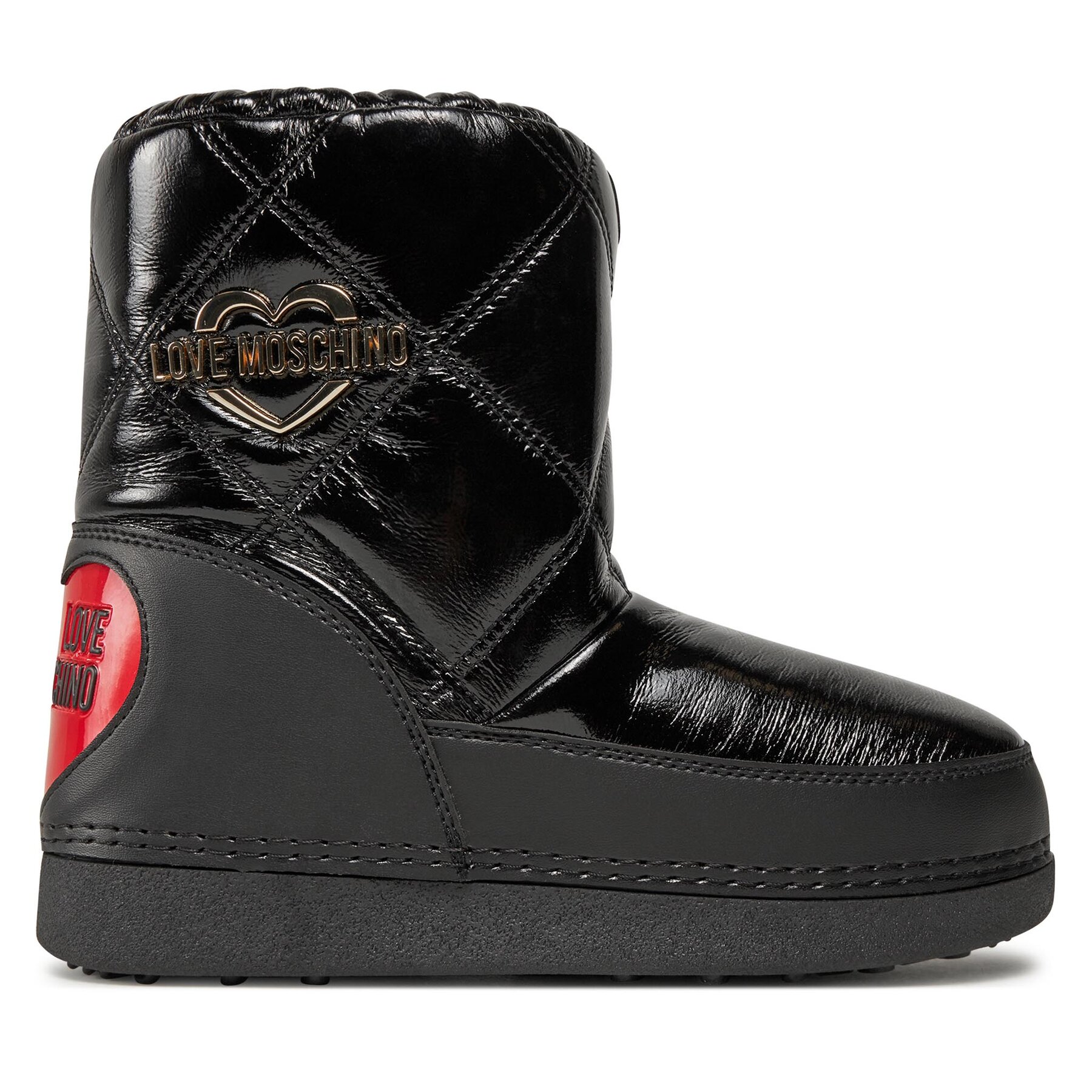 Damen Schneeschuhe LOVE MOSCHINO, Schuhgröße 37_38, Schwarz, JA24982G0HEB1000