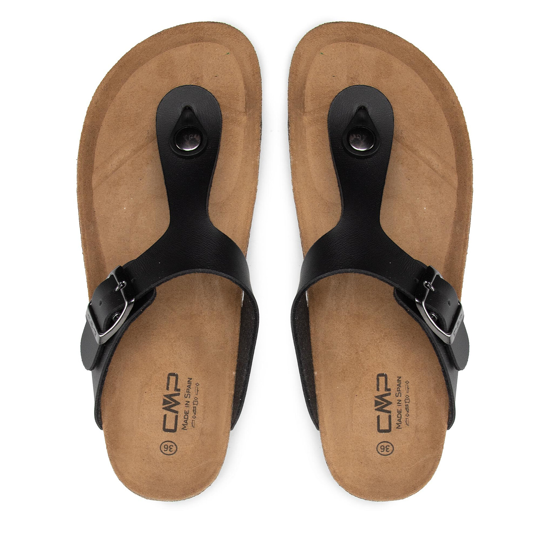 Žabky CMP Eco Mymosa Wmn Flip FLop 3Q91036 Čierna