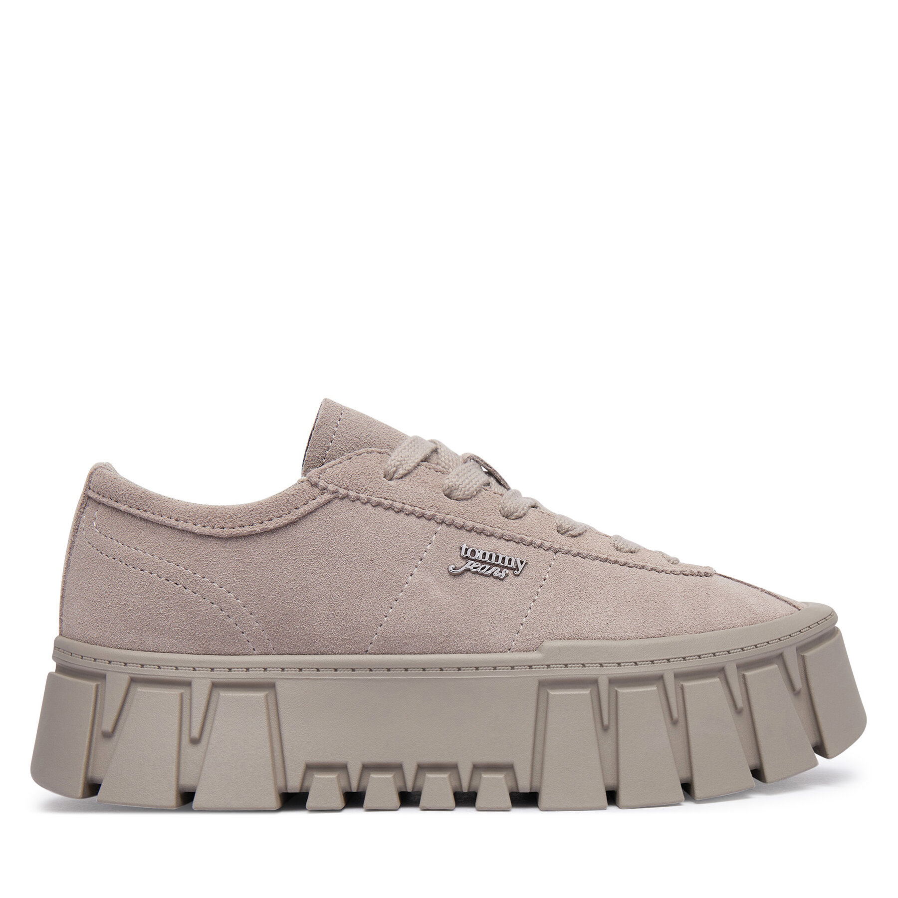 Sneakersy Tommy Jeans Platform Sneaker EN0EN03132 Sivá