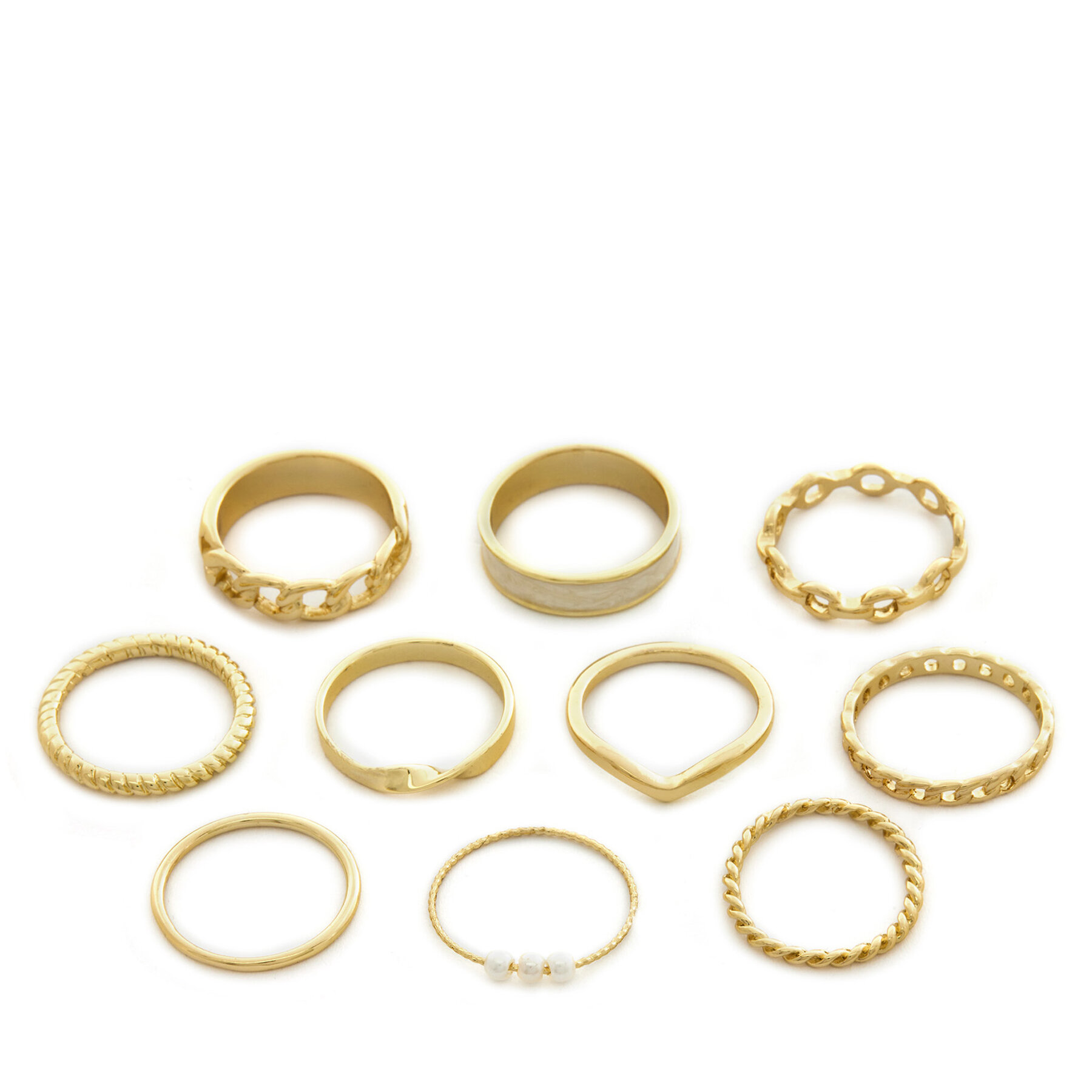 Set anelli Pieces 17146764 Oro