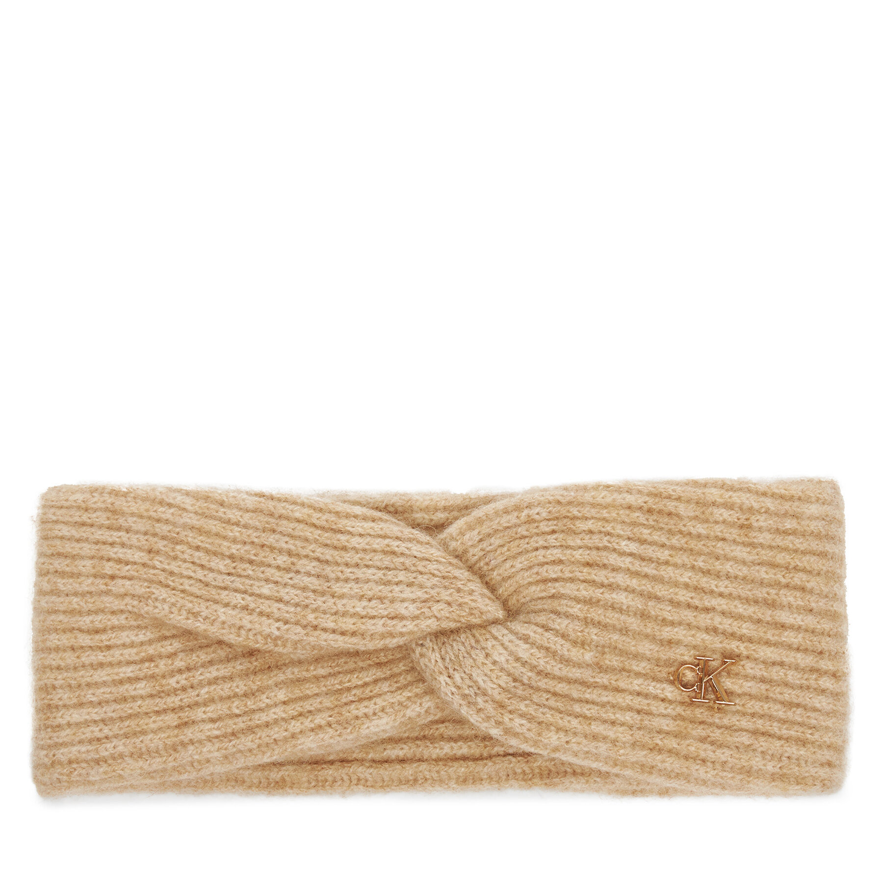 Textilná čelenka Calvin Klein LV04F8039G Béžová