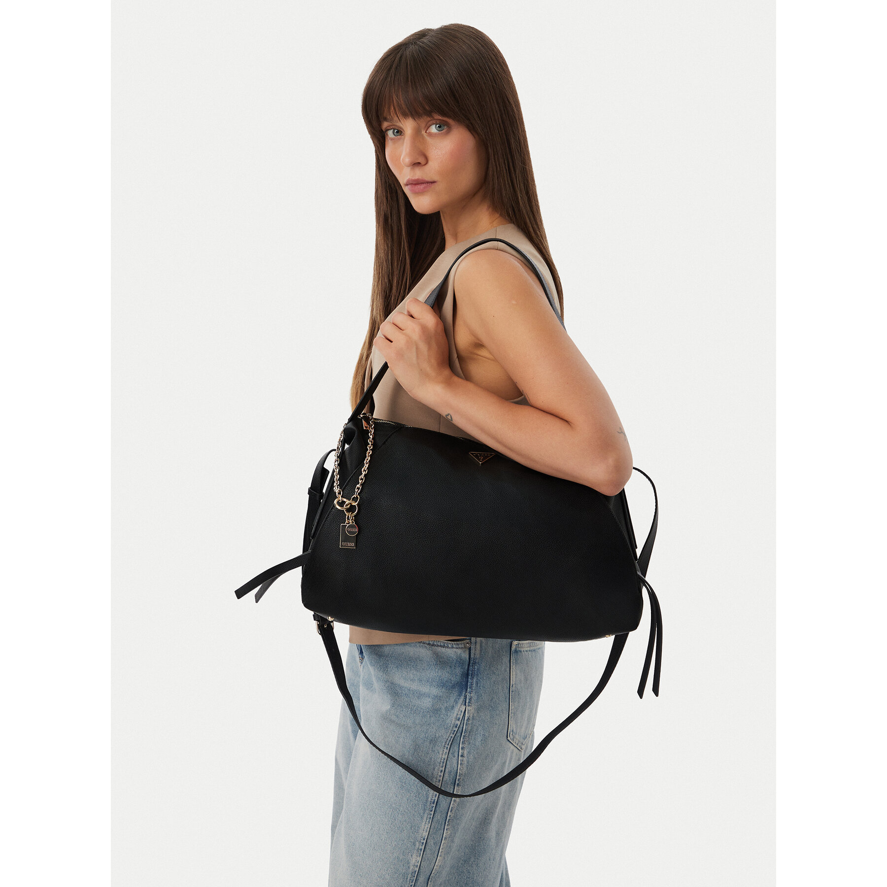 Дамска чанта Guess Devon HWBG97 45180 Черен