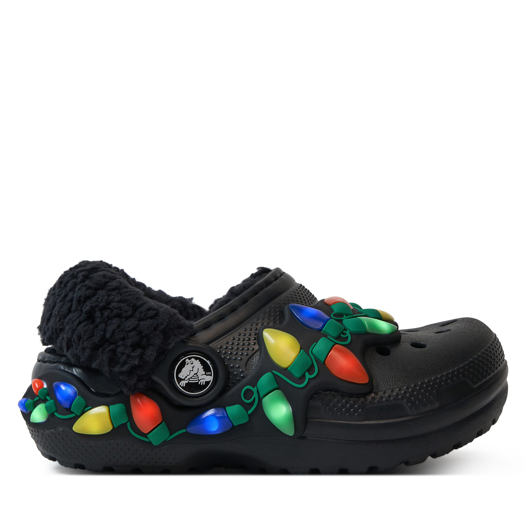 Natikače Crocs Classic Lined Holiday Lights Cgt 212027 Crna