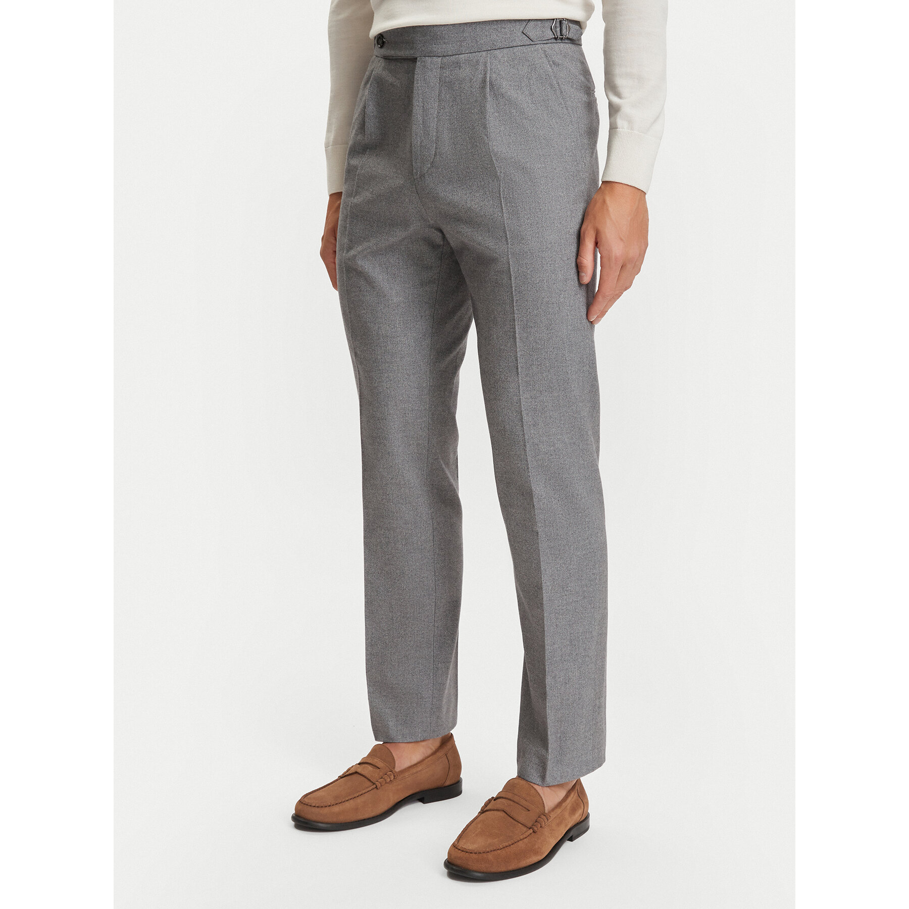 BOSS Chinos H-Perino 50572014 Grau Tapered Fit