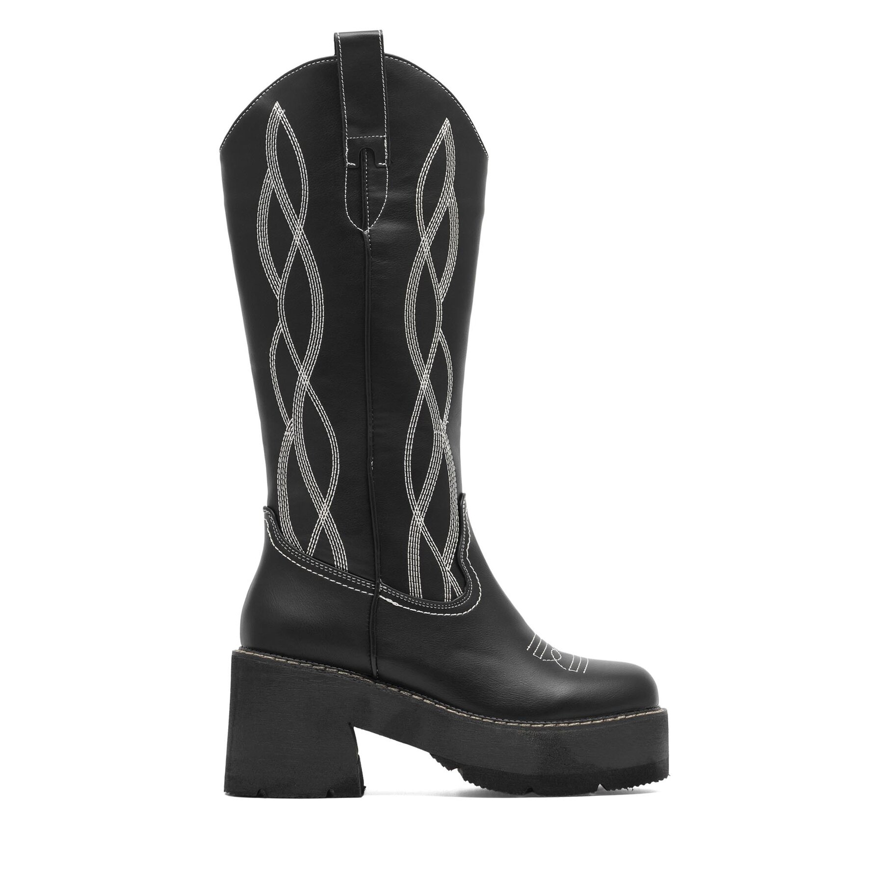 Cizme și botine cowboy Jenny Fairy WS22235-03 Negru