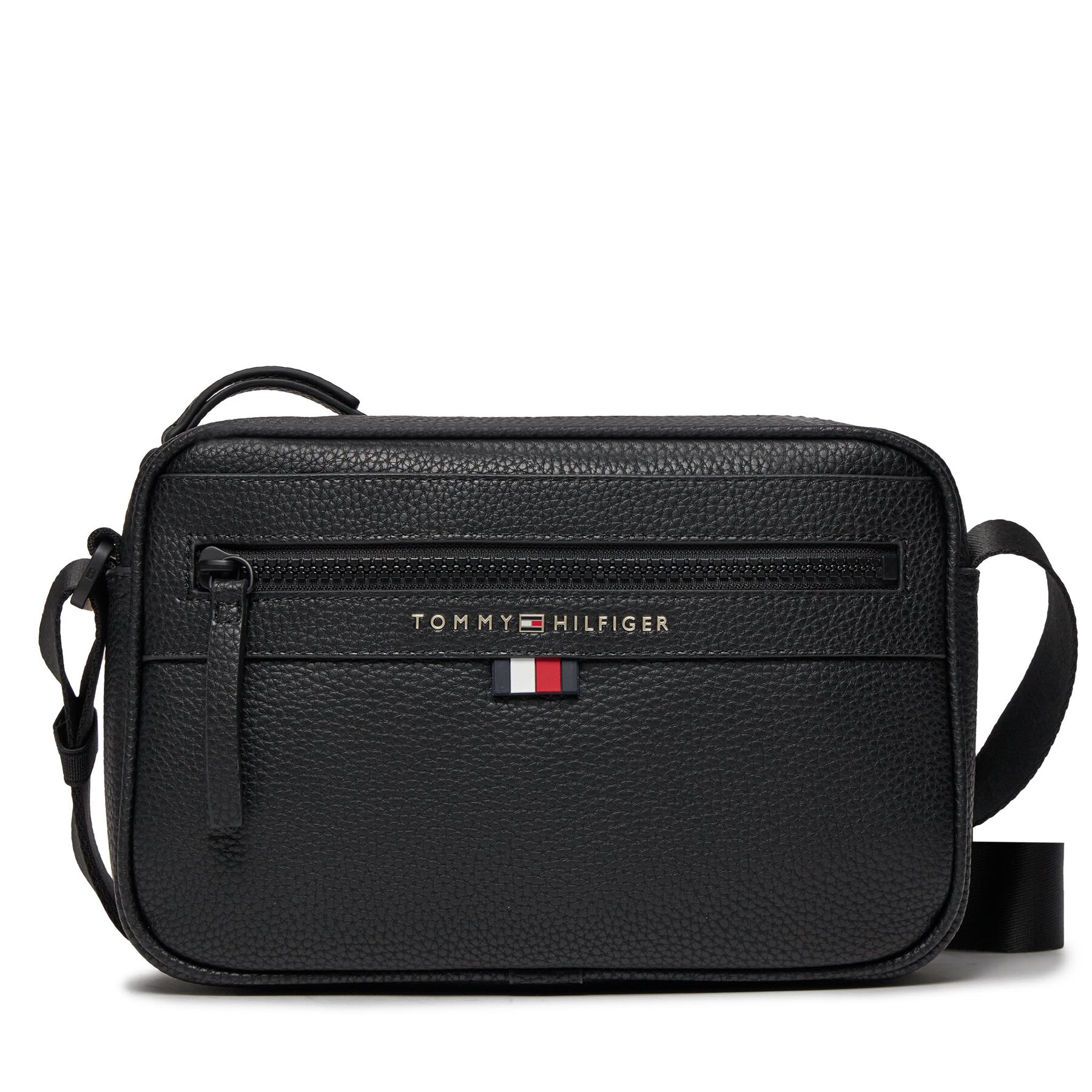 Мъжка чантичка Tommy Hilfiger Essential Pu Ew Reporter AM0AM12093 Черен