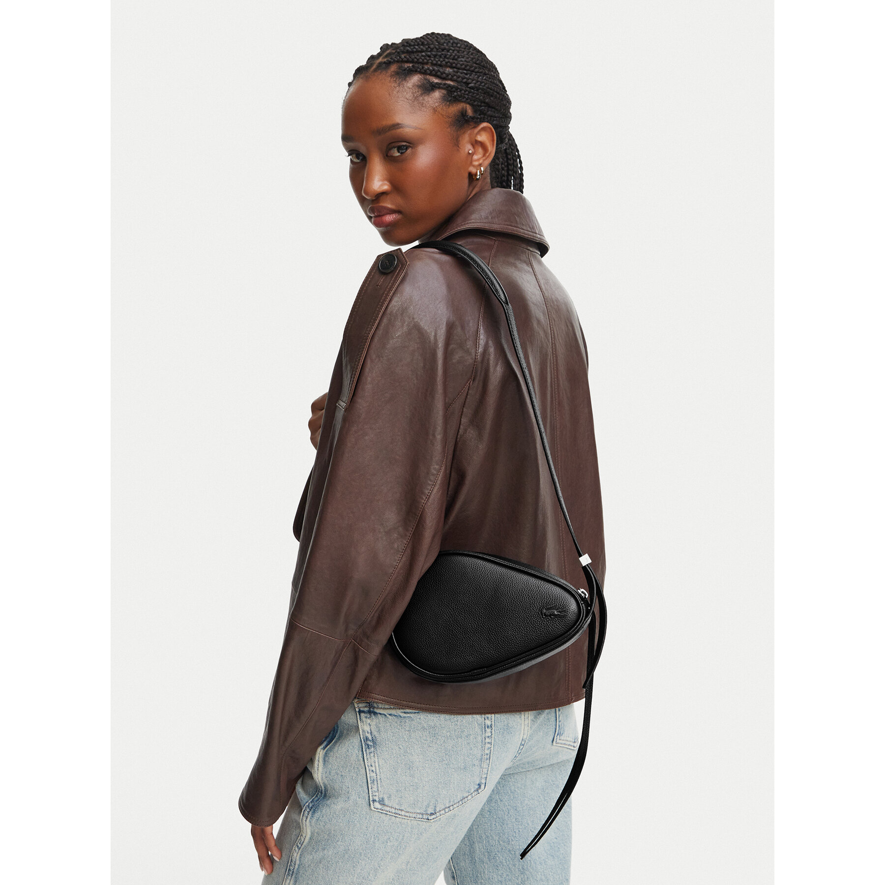 Geantă Lacoste NU5462FP Negru