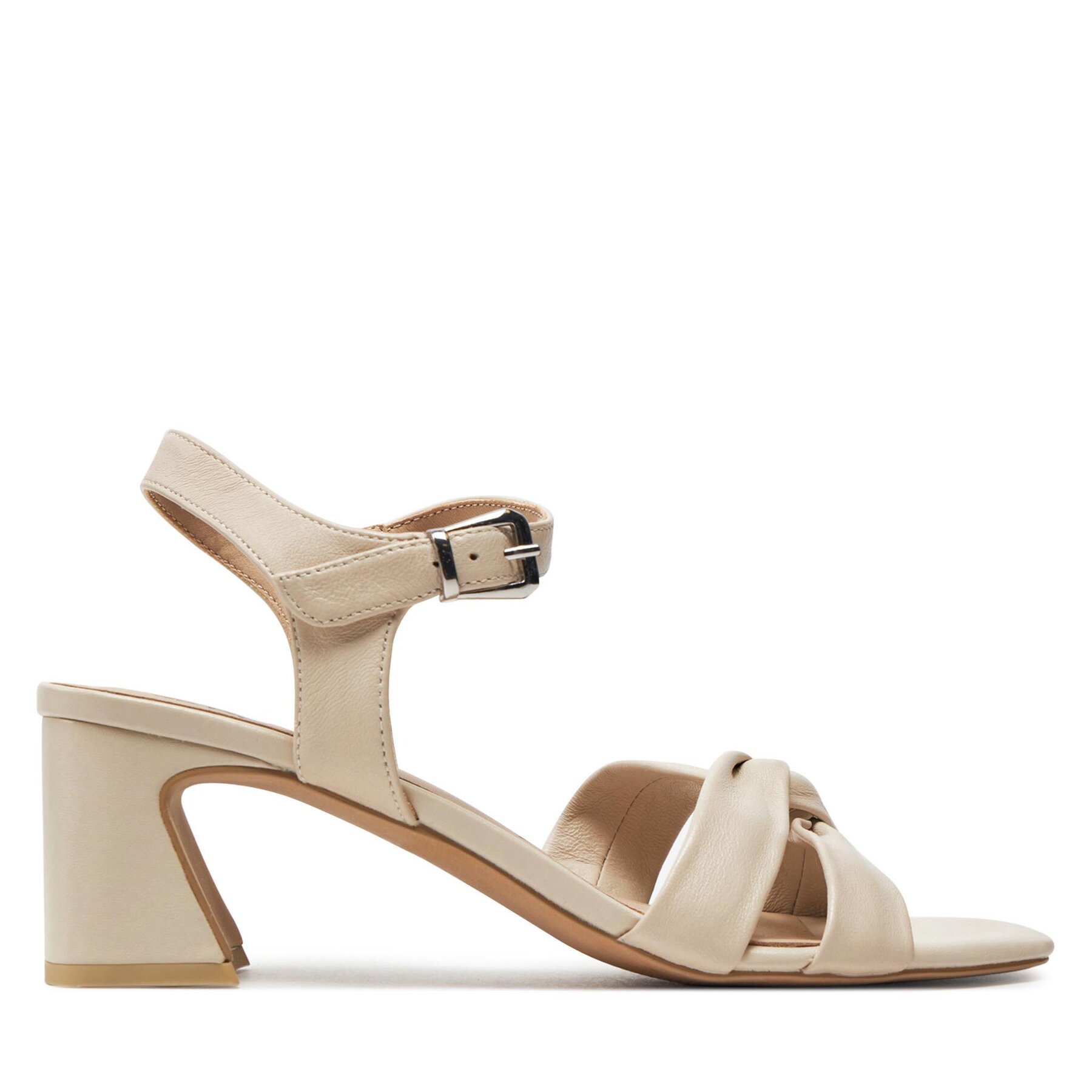 Damen Sandalen Caprice, Schuhgröße 40, Écru, 9-28316-42