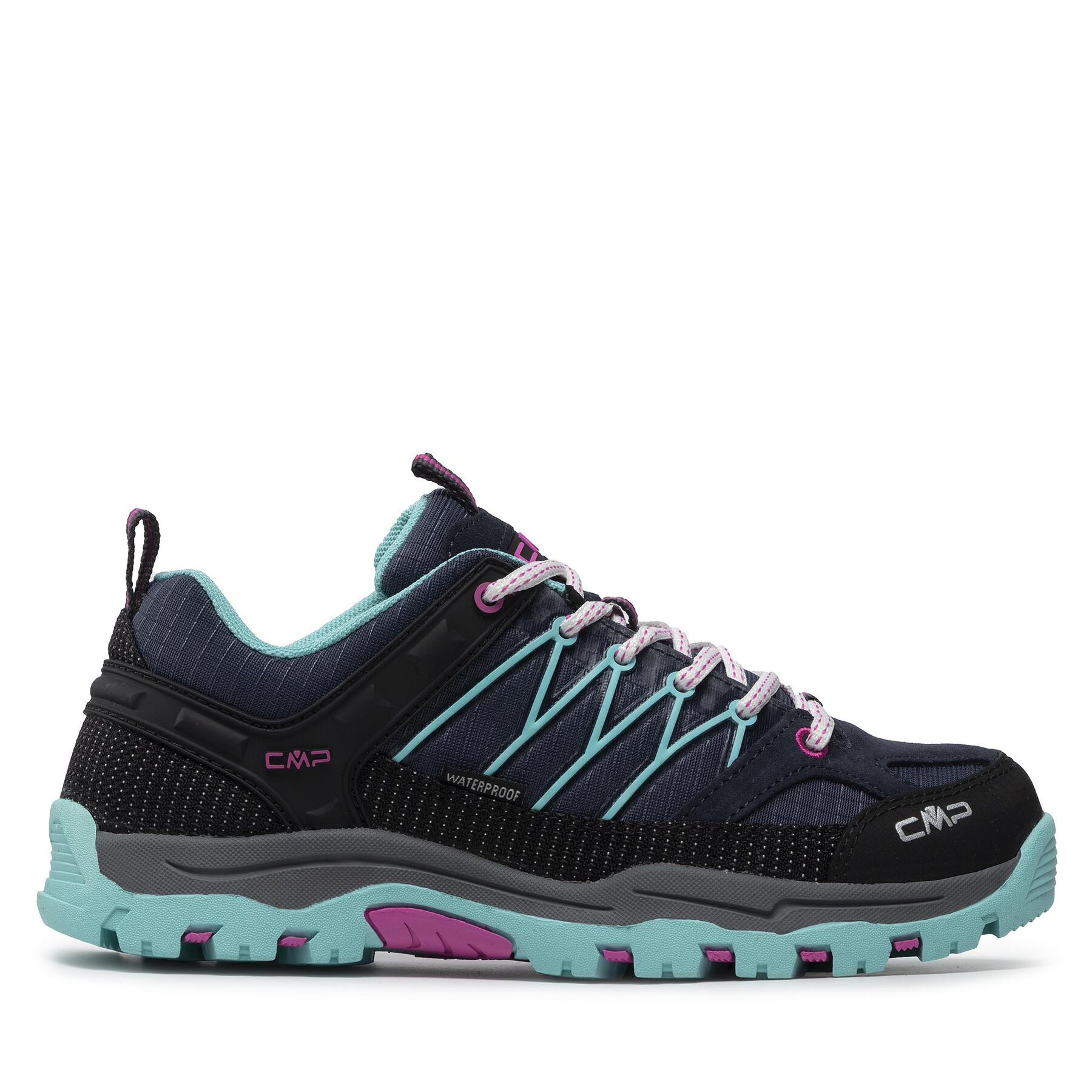 Trekingová obuv CMP Kids Rigel Low Trekking Shoe Kids Wp 3Q54554J Tmavomodrá