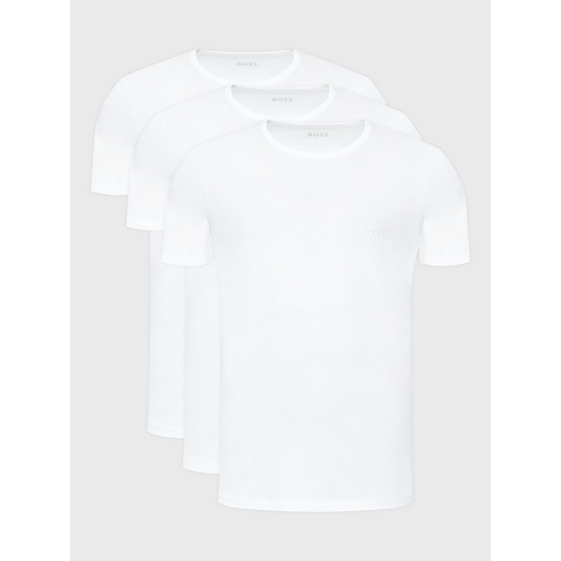 BOSS Komplet t-shirt majic﻿ Classic 50475284 Bela Regular Fit