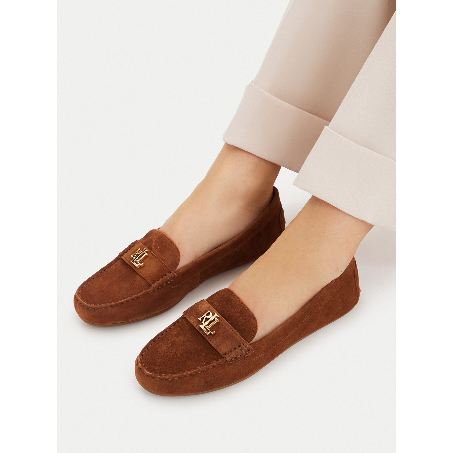 Мокасини LAUREN RALPH LAUREN Barnsbury 802821629032 Кафяв