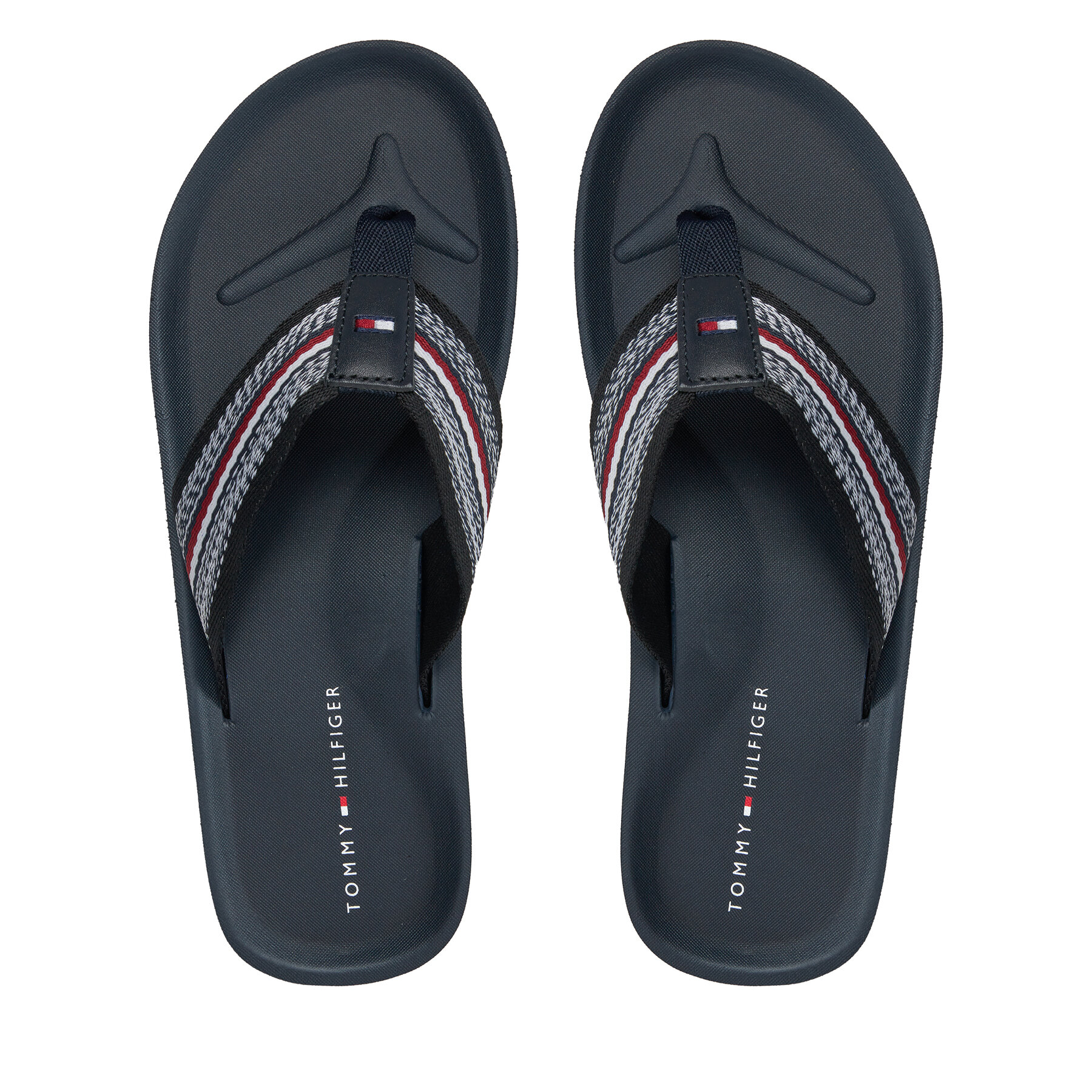 Męskie Japonki Tommy Hilfiger, Rozmiar 44 Niebieski Comfort Hilfiger Beach Sandal FM0FM04910