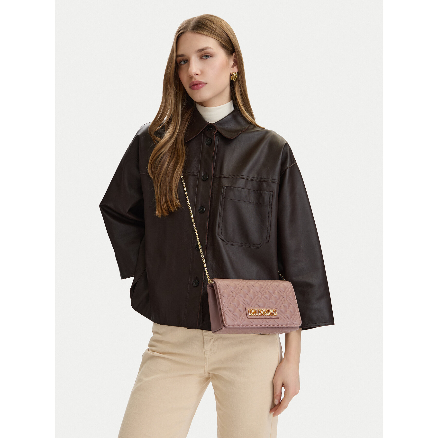 Τσάντα LOVE MOSCHINO JC4079PP0OLA0600 Ροζ