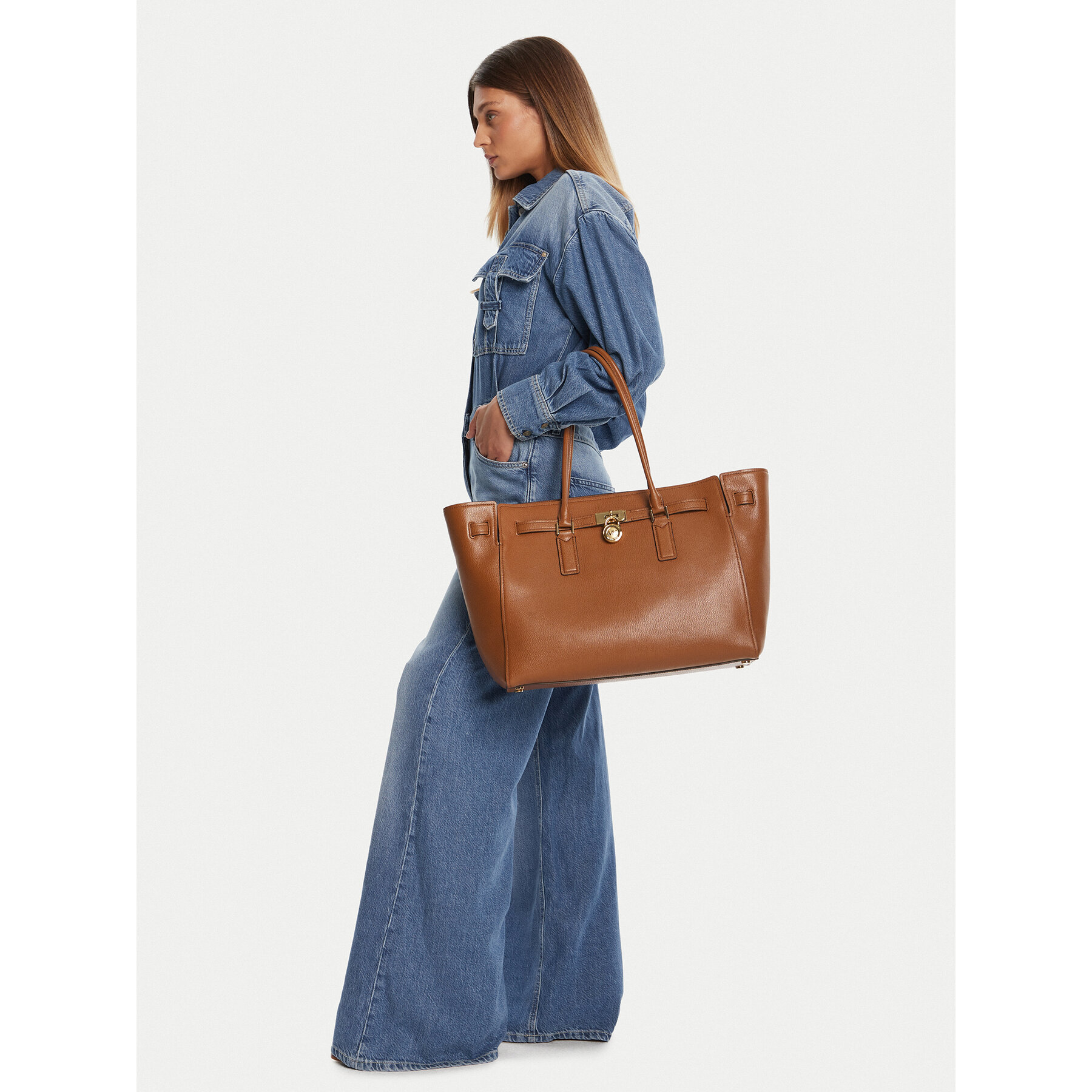 Дамска чанта MICHAEL Michael Kors 30F5GNXT3L Кафяв