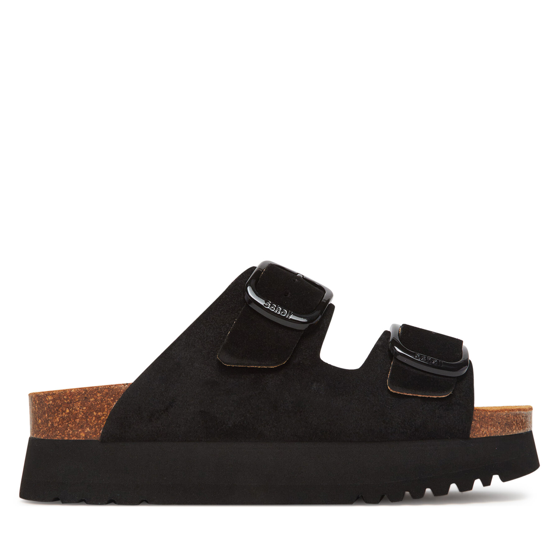 Damen Pantoletten Scholl, Schuhgröße 39, Schwarz, Lucie F31580