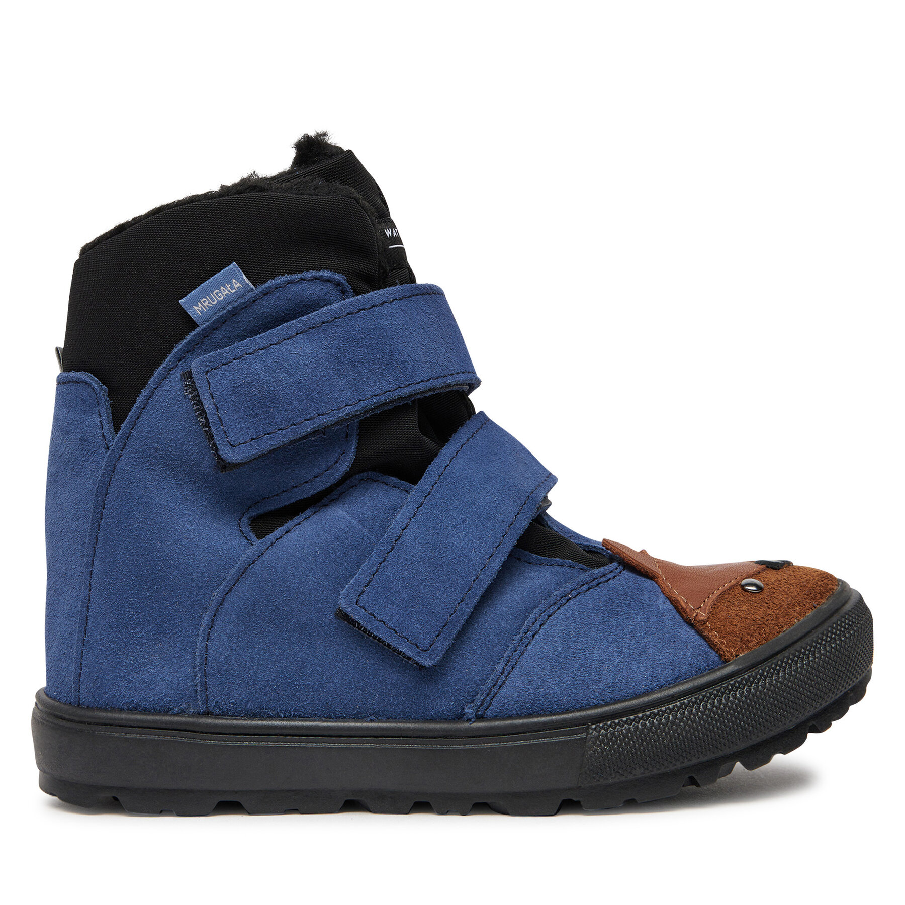 Bottes de neige Mrugała MALI 7351/4-63 Bleu marine