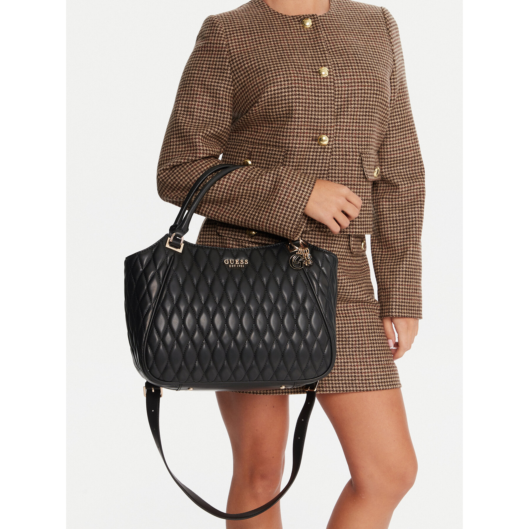 Geantă Guess Valla HWQG81 22220 Negru