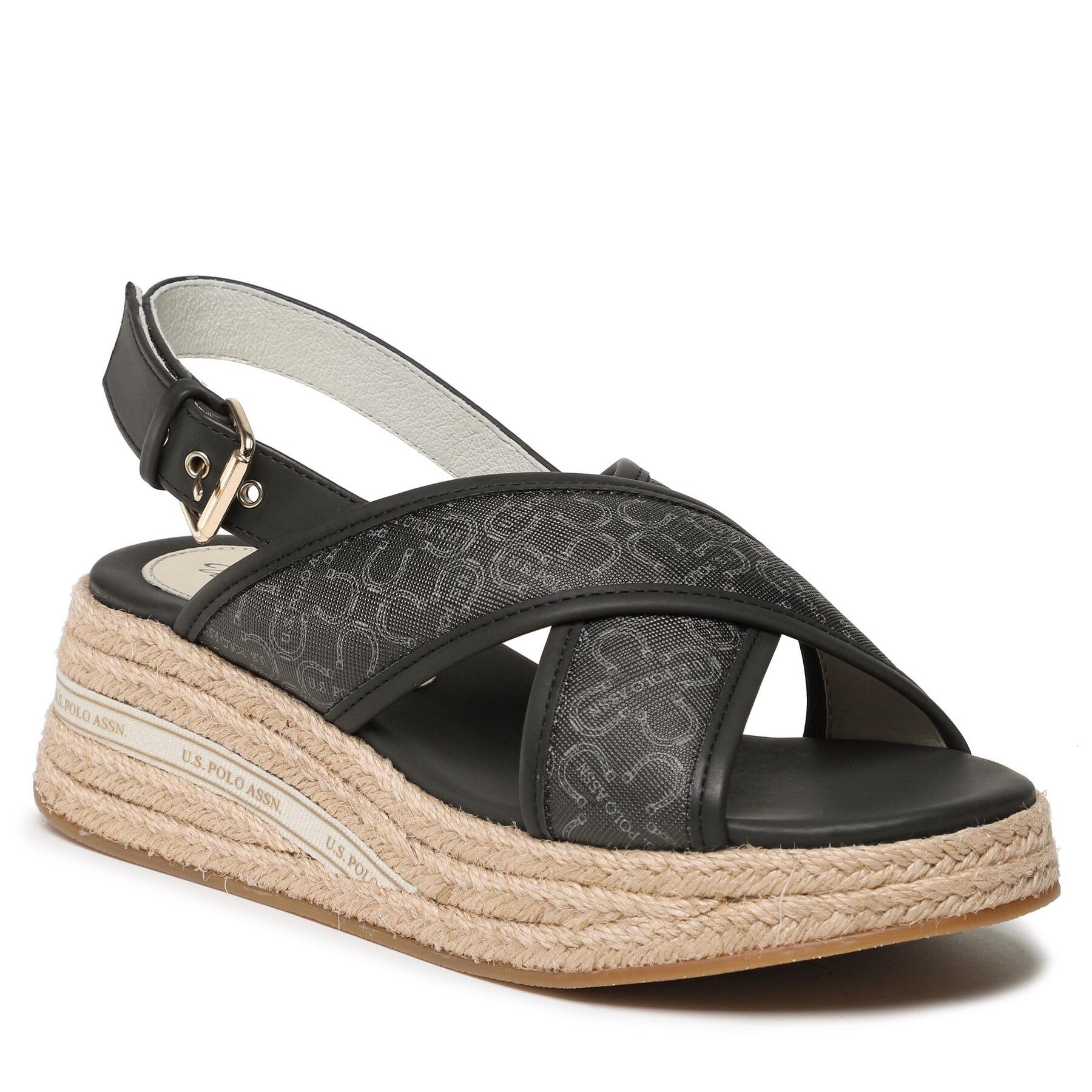 Sandale U.S. Polo Assn. Glory GLORY005 PRINT BLK