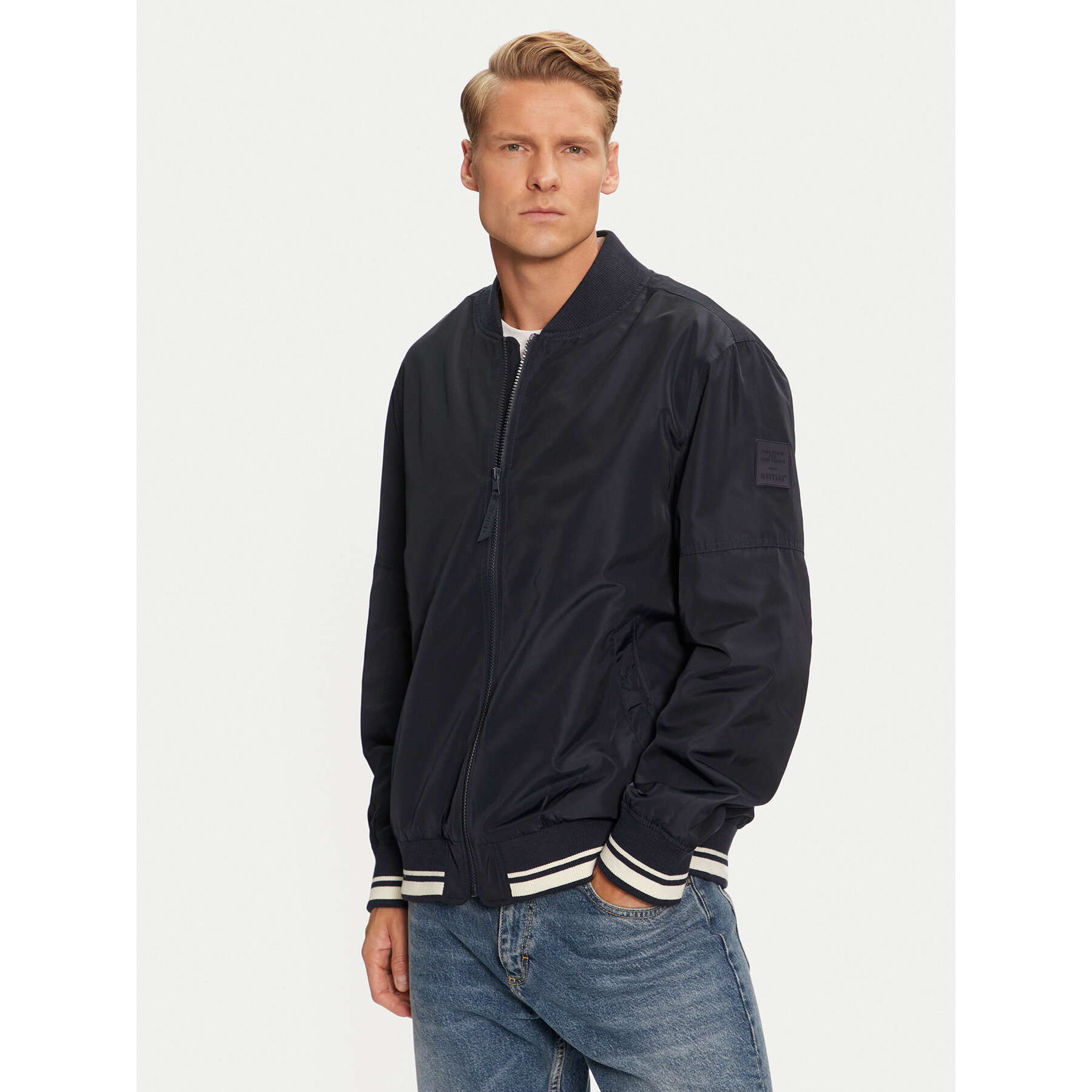 Mustang Bomberjacke Limon 1015603 Dunkelblau Regular Fit