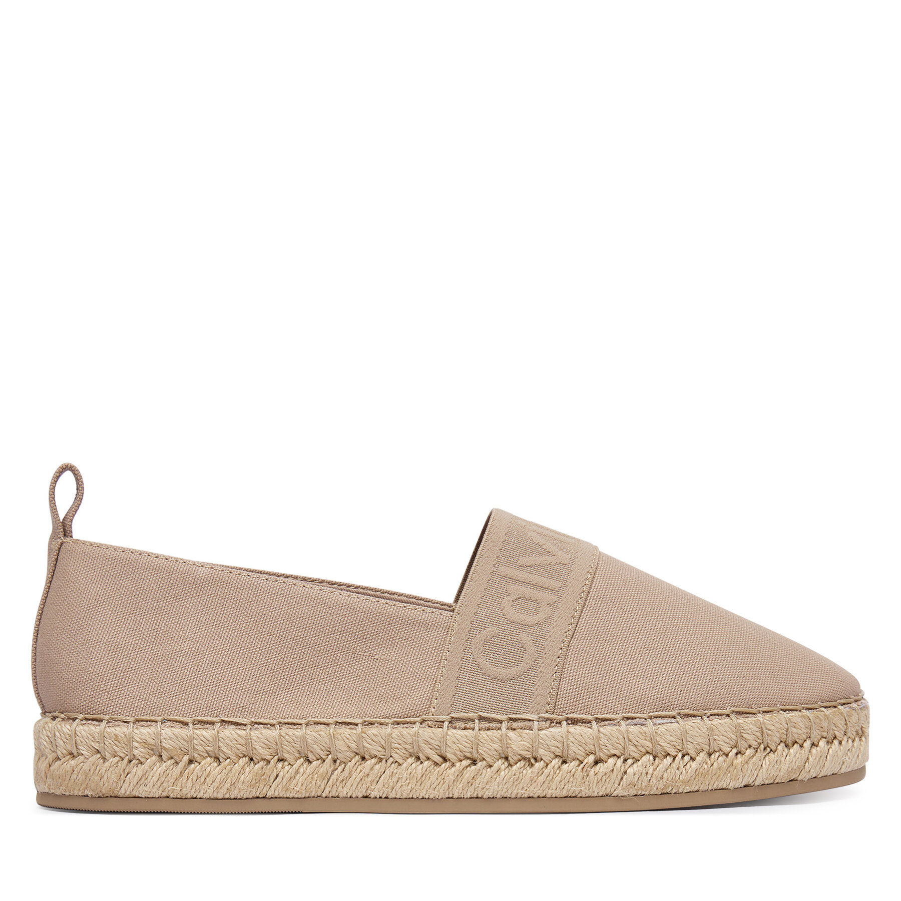 Espadrile Calvin Klein Logo Webbing HW0HW02934 Bej