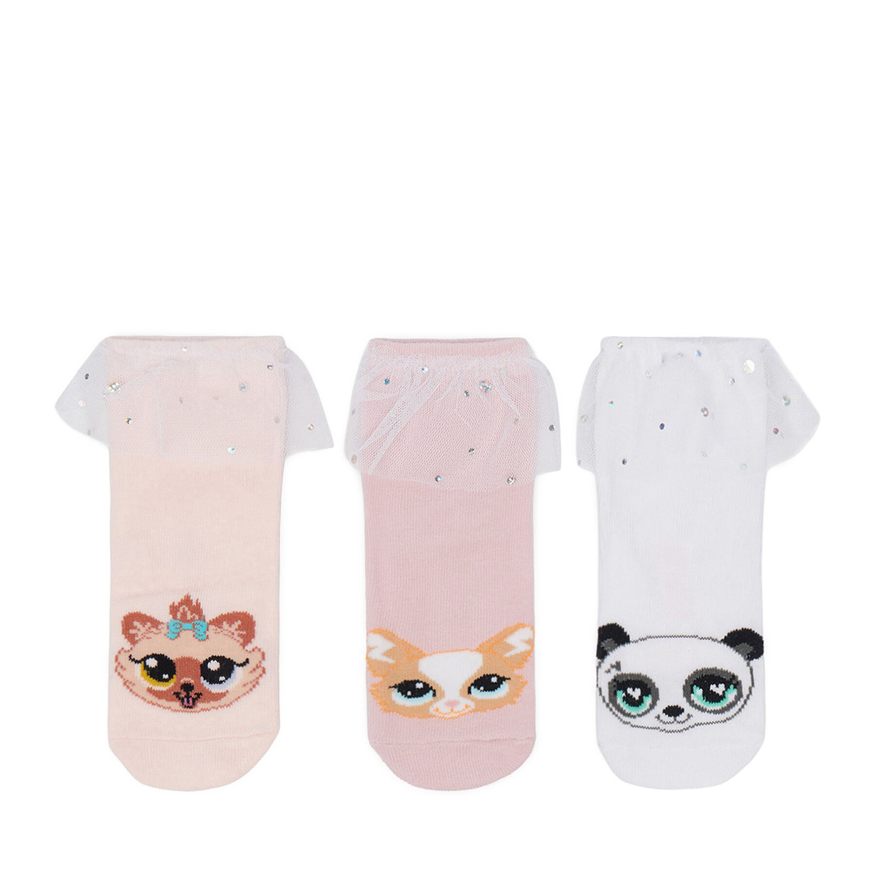 Dlhé ponožky LITTLEST PET SHOP CEO-ACCCS-SS26-303LPS(3-PACK) Farebná
