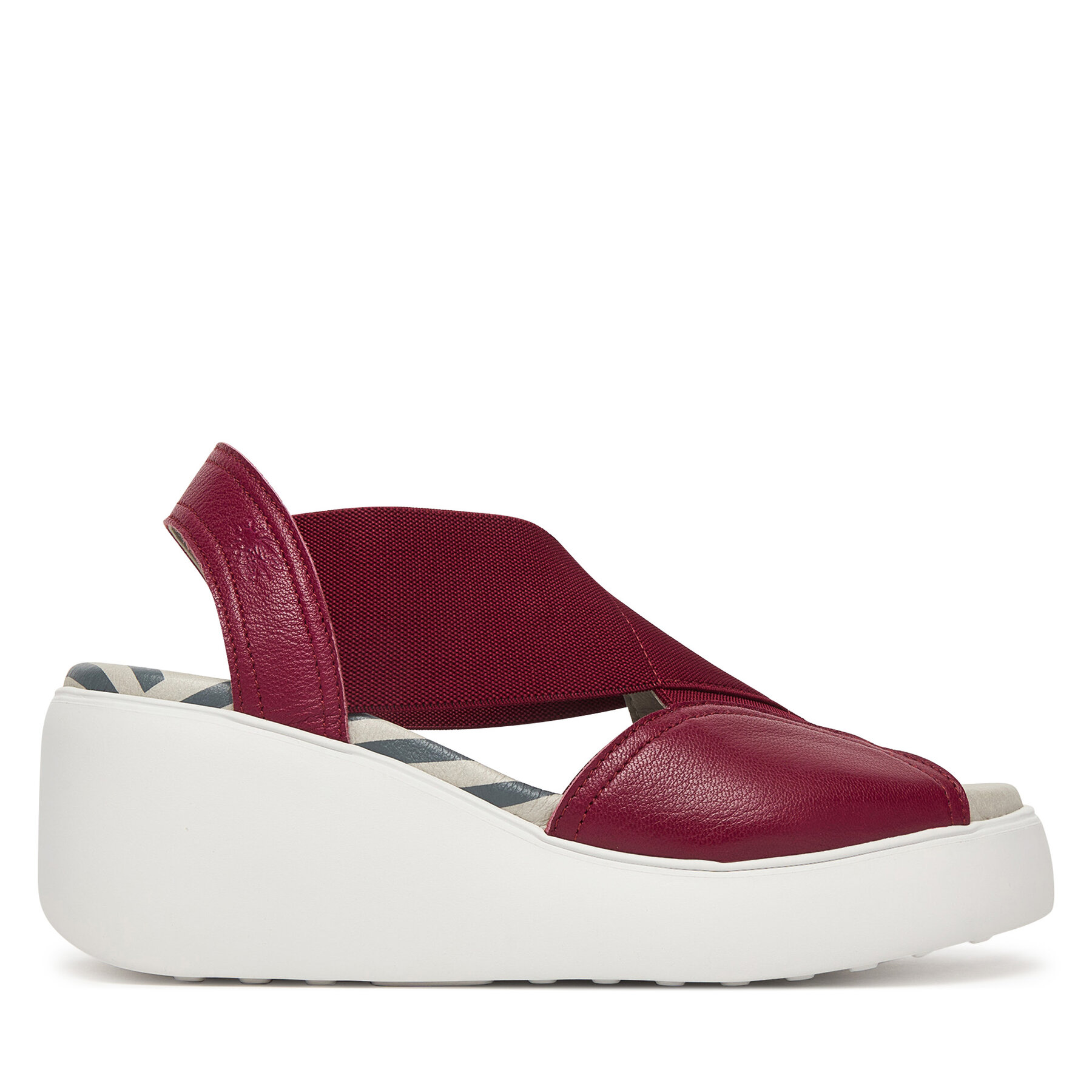 Sandali Fly London Daifly P145216 Bordo rdeča