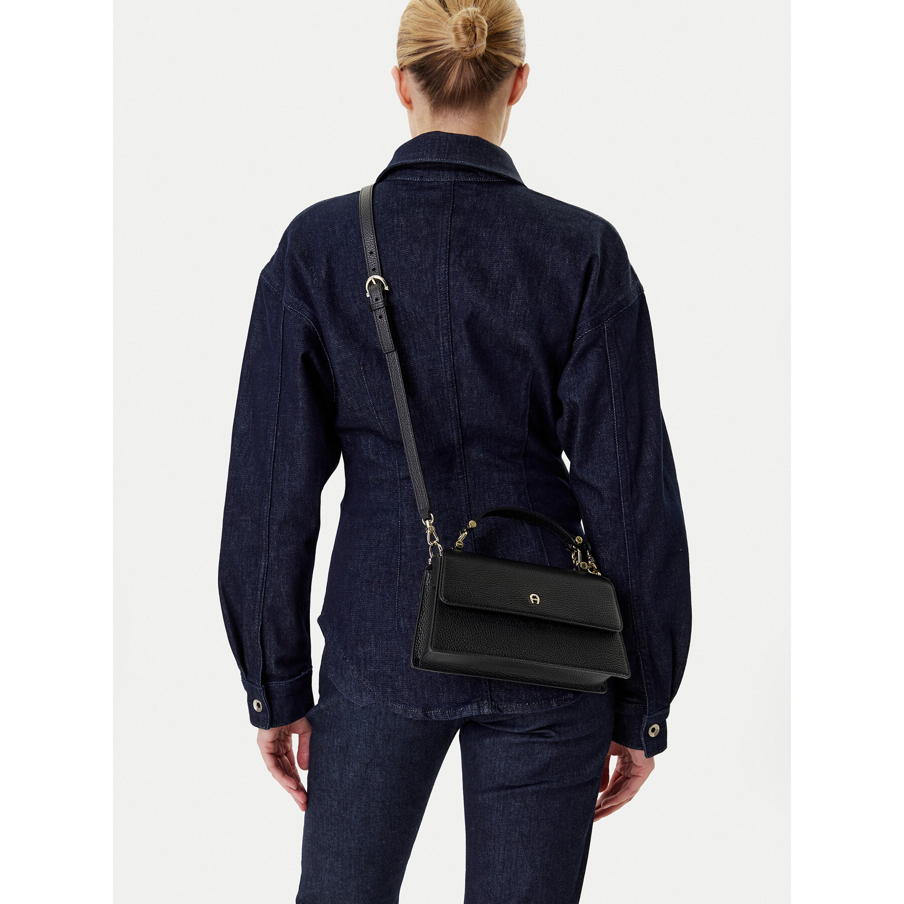 Borsetta Aigner Delia S 132985 Nero