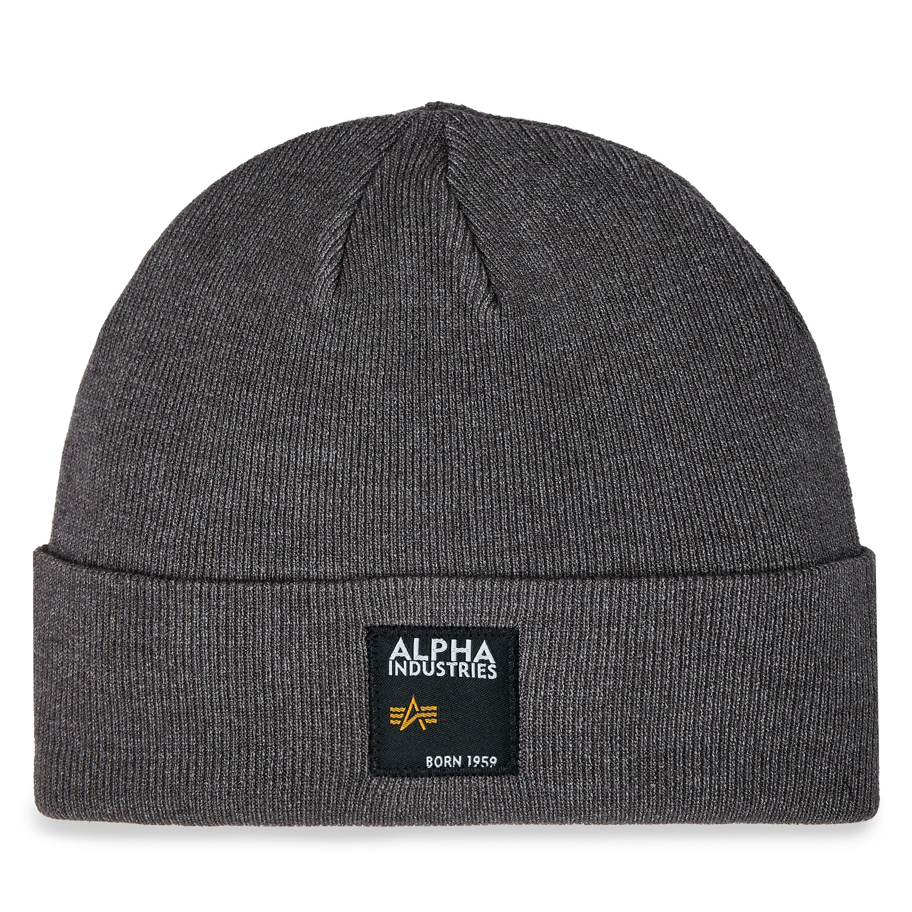  Sapka Alpha Industries Label Beanie 118934 Szürke akciós termékkép 1
