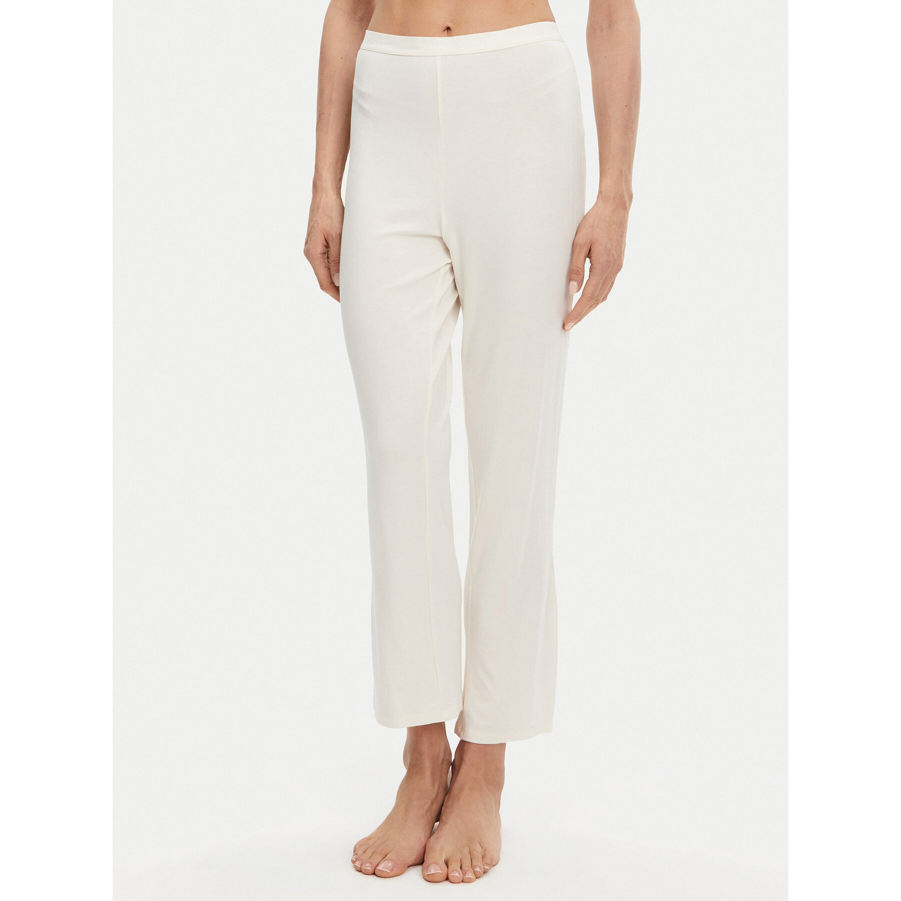 Calvin Klein Underwear Pizsama nadrág 000QS7285E Ekru Slim Fit