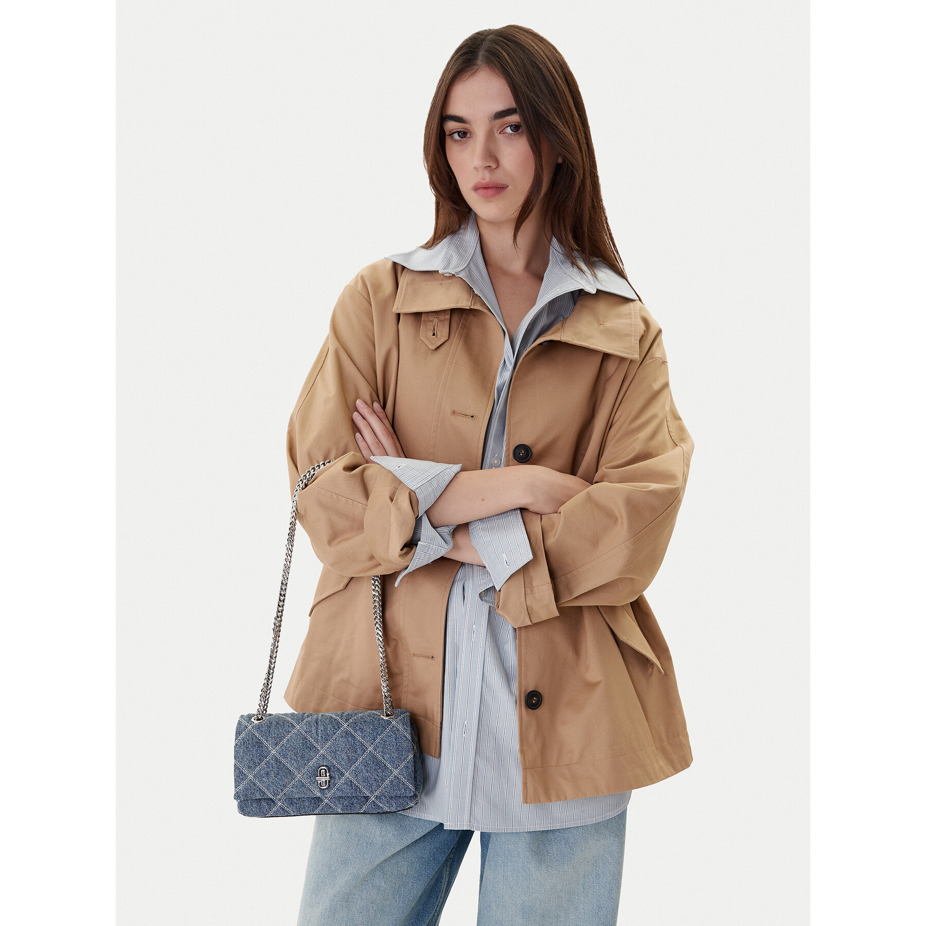 Дамска чанта Marc Jacobs The Dual Mini 2P5SMN020S03 Син