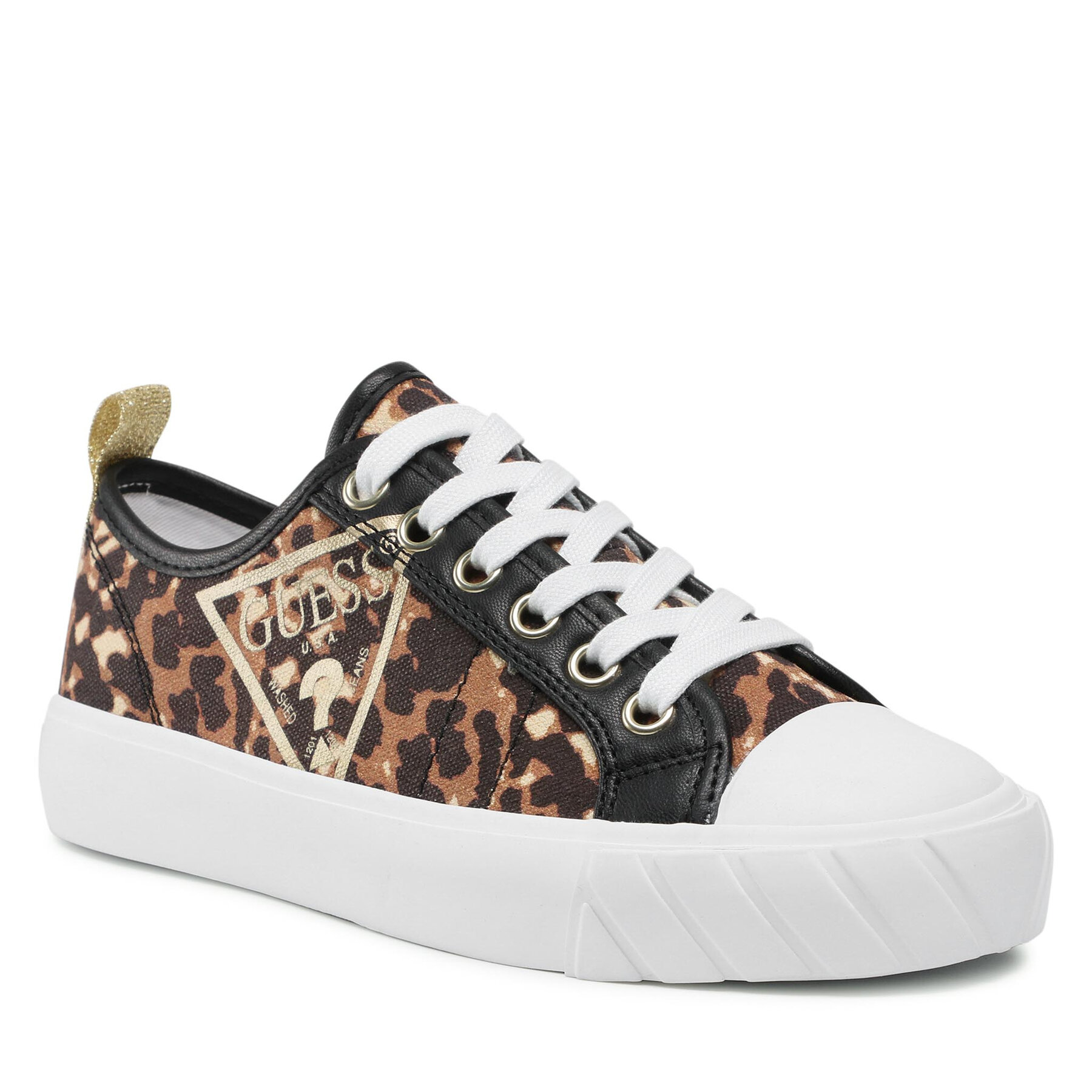 Teniși Guess Kerrie2 FL5K2R PEL12 LEOPA epantofi.ro imagine noua