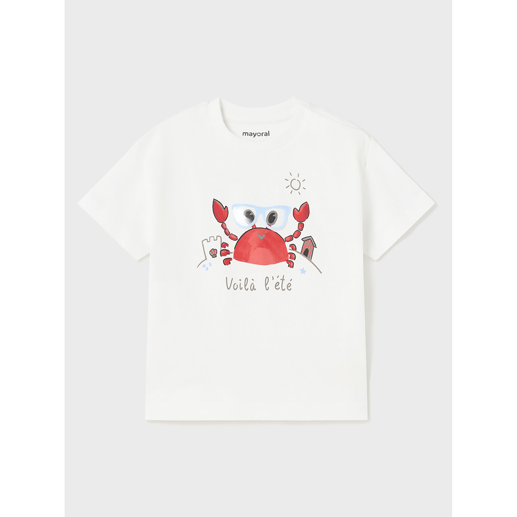 Mayoral T-Shirt 1026 Λευκό Regular Fit