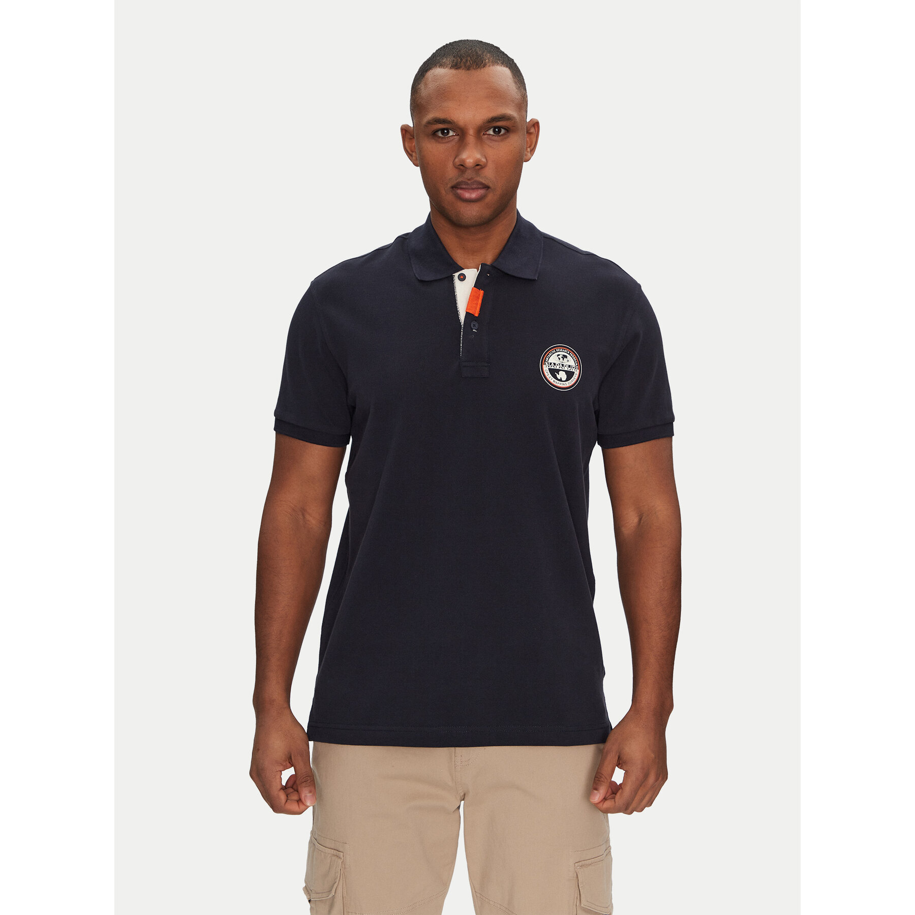 Napapijri Polo E-Clanis NP0A4ID31761 Σκούρο μπλε Regular Fit