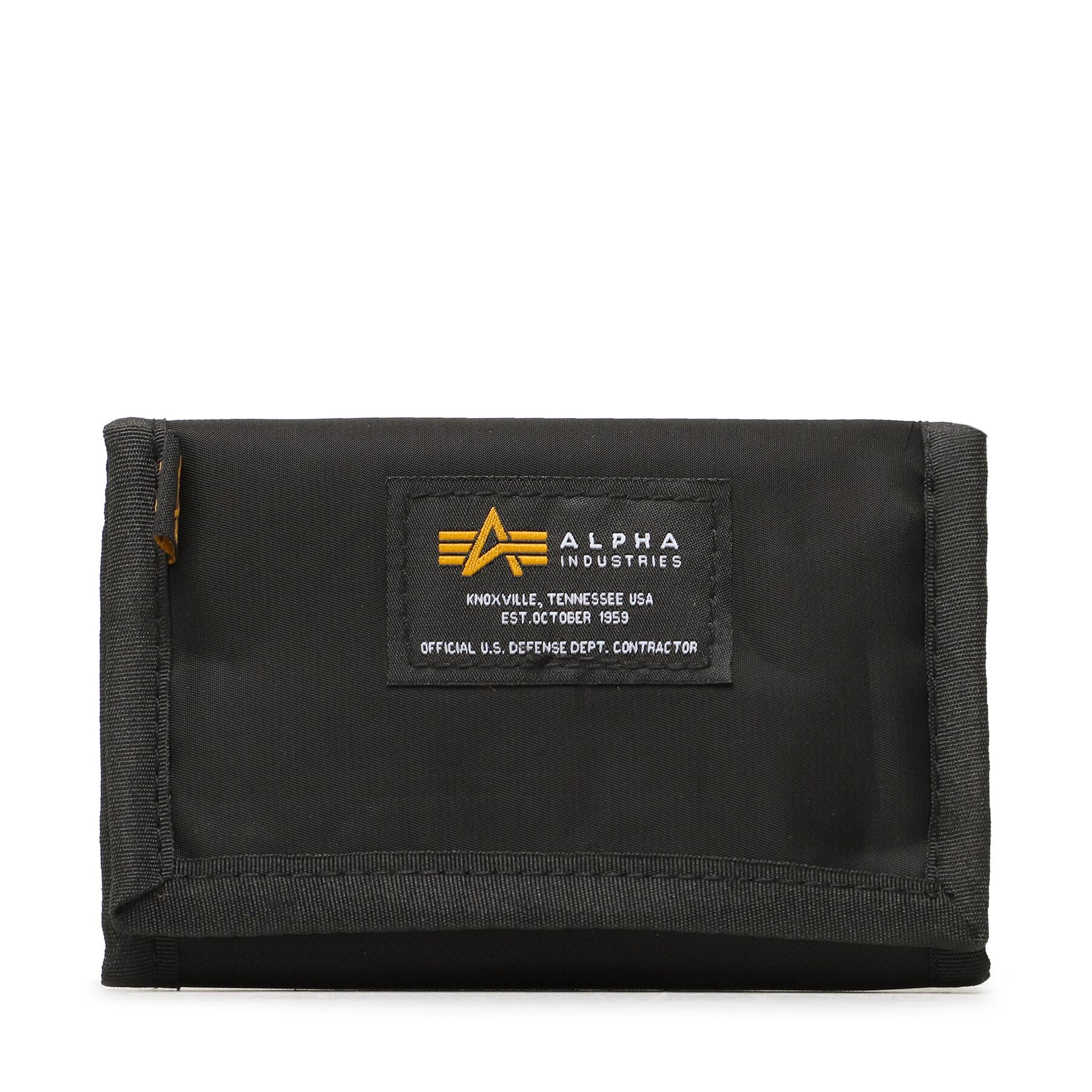 Portefeuille homme grand format Alpha Industries Crew Wallet 196928 Noir