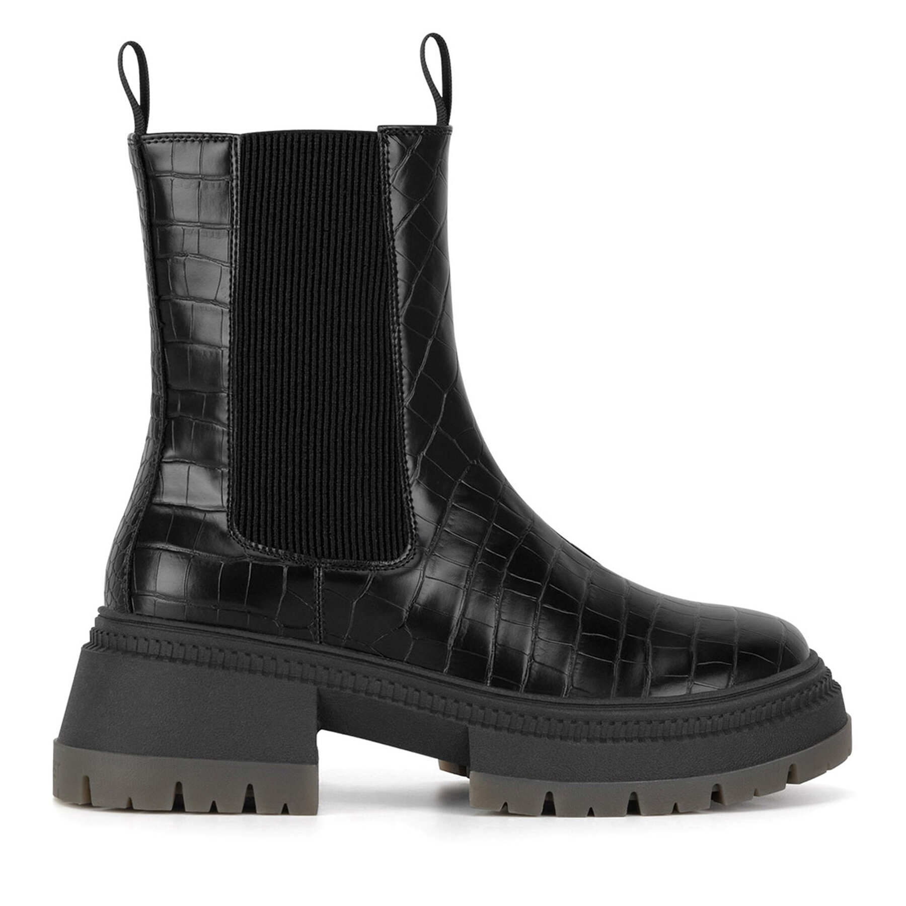 Členková obuv s elastickým prvkom Nine West WFA3033-9 Čierna