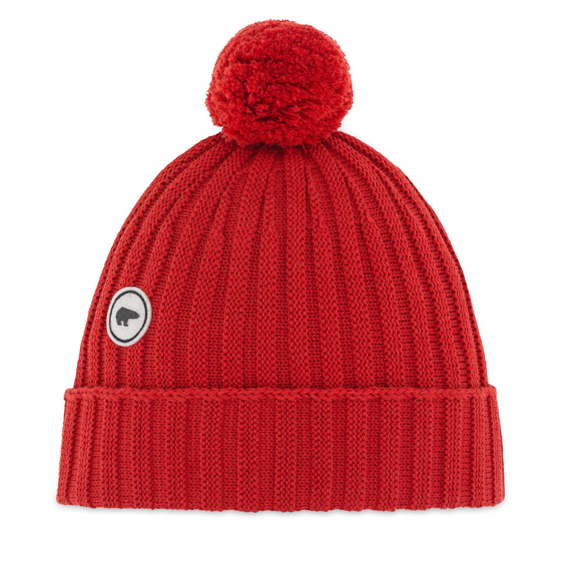 Berretto Eisbär Trony Os Pompon Mü 30952 Rosso