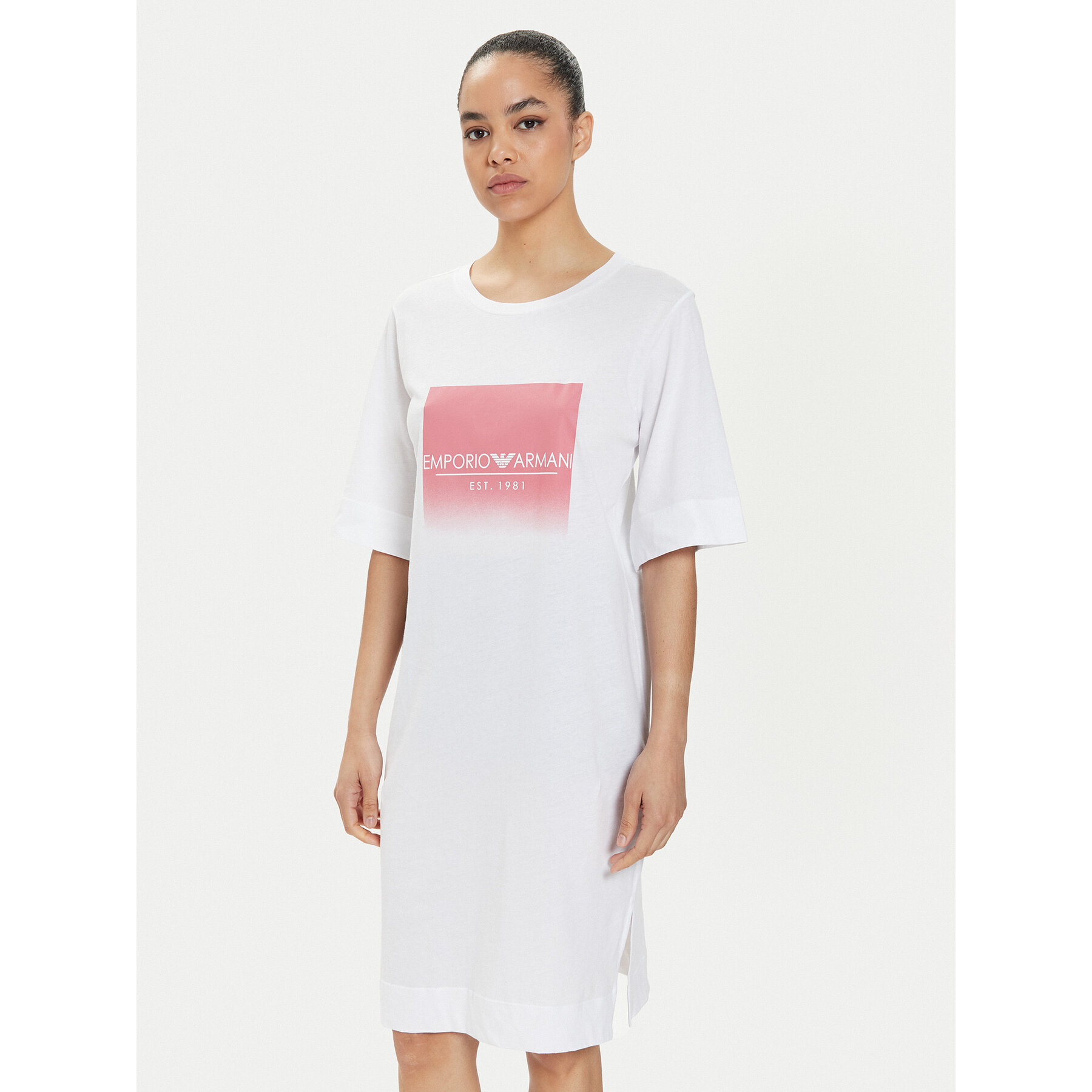 Emporio Armani Underwear Vestito da giorno 164687 4R255 00010 Bianco Relaxed Fit