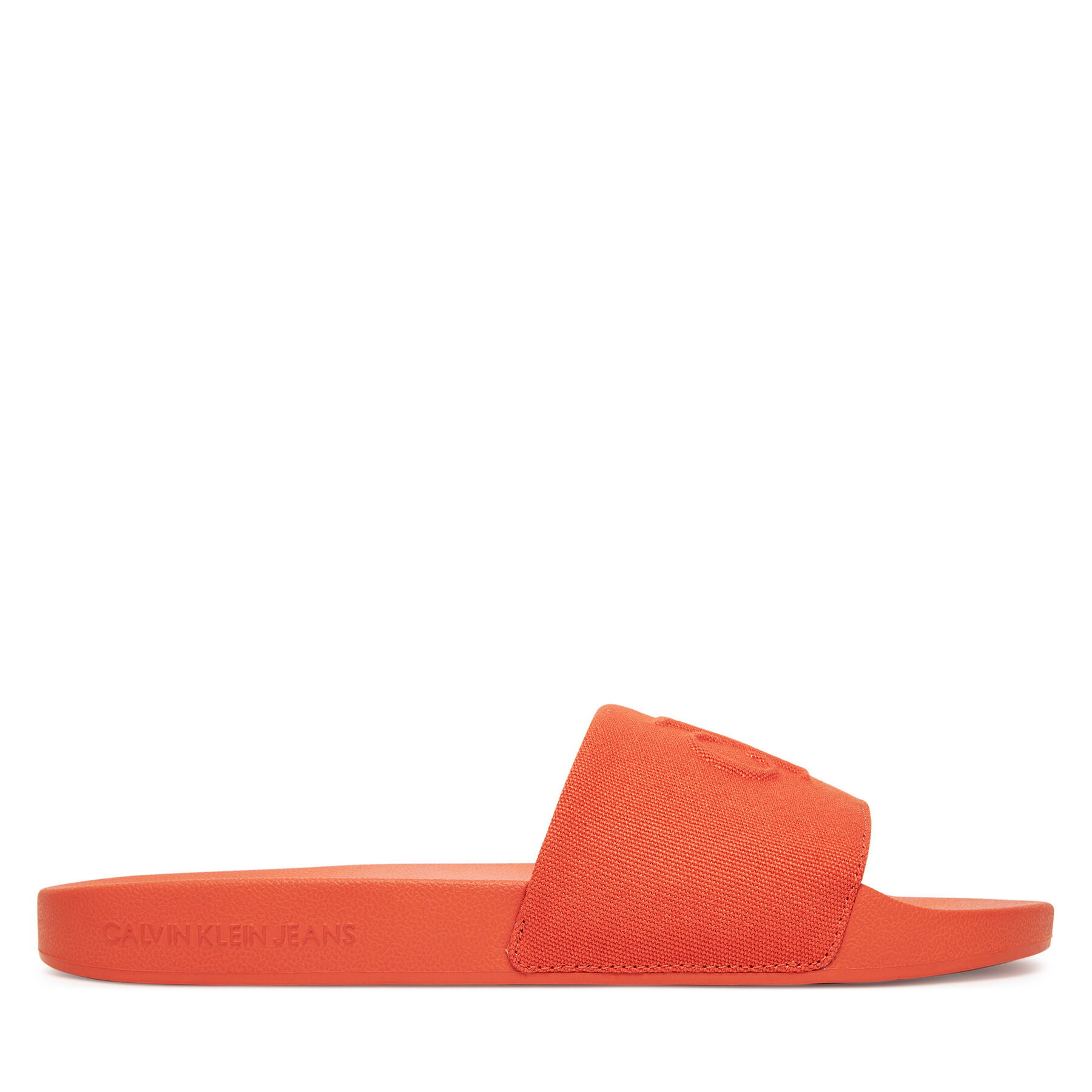 Šľapky Calvin Klein Jeans Slide Hf Mono Cv YM0YM01282 Oranžová