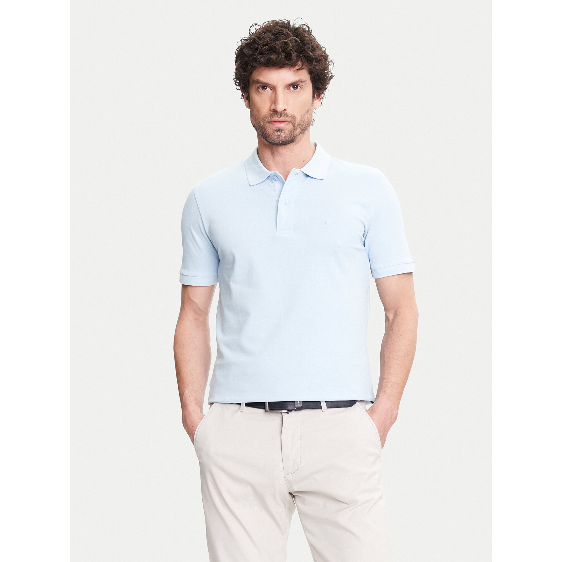 Pierre Cardin Polo C5 21354.2110 Γαλάζιο Regular Fit
